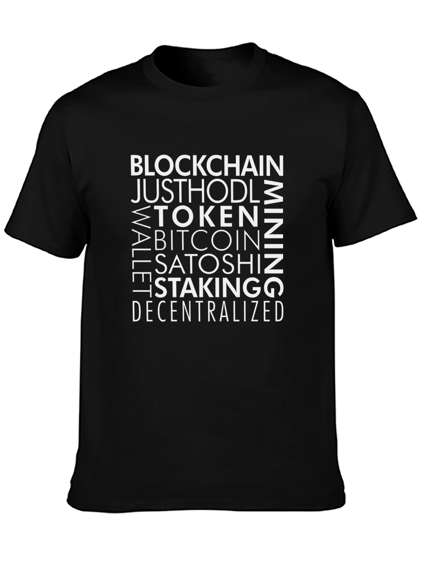 Crypto Enthusiast T-Shirt - Blockchain Design