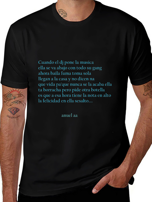 Anuel AA Lyric Tee - Urban Style