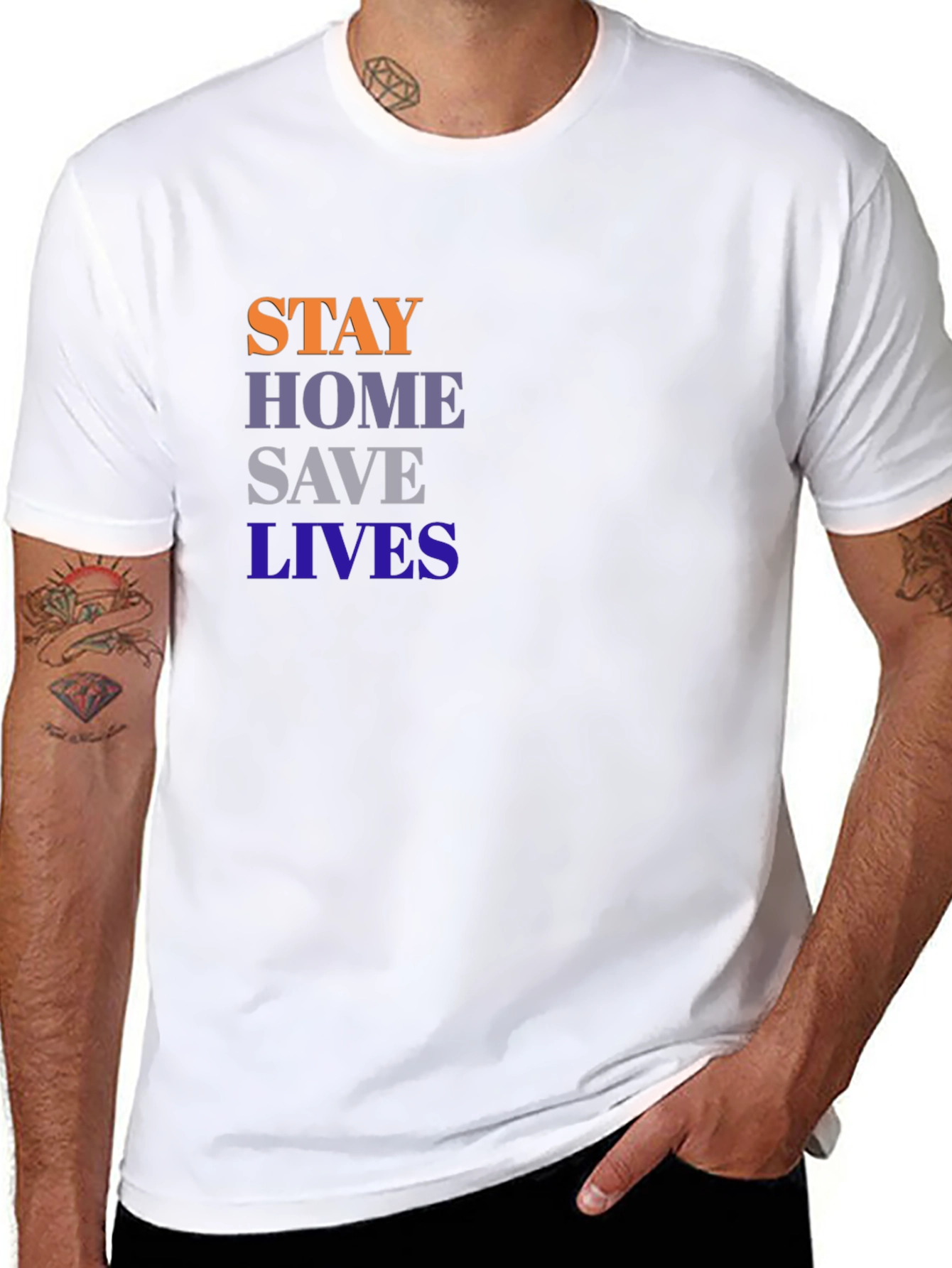 Stay Home Save Lives T-Shirt