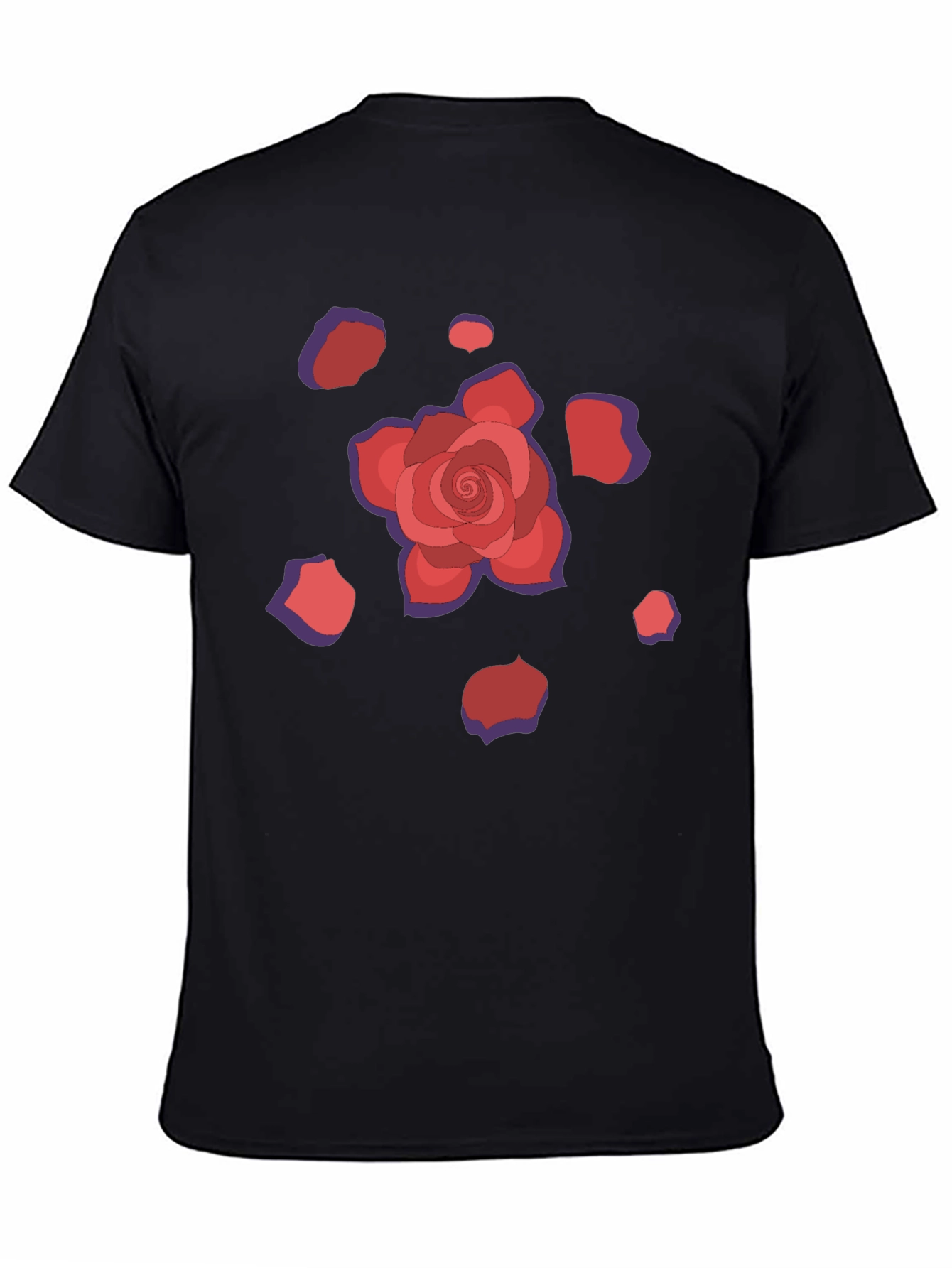 Rose Petal Graphic T-Shirt