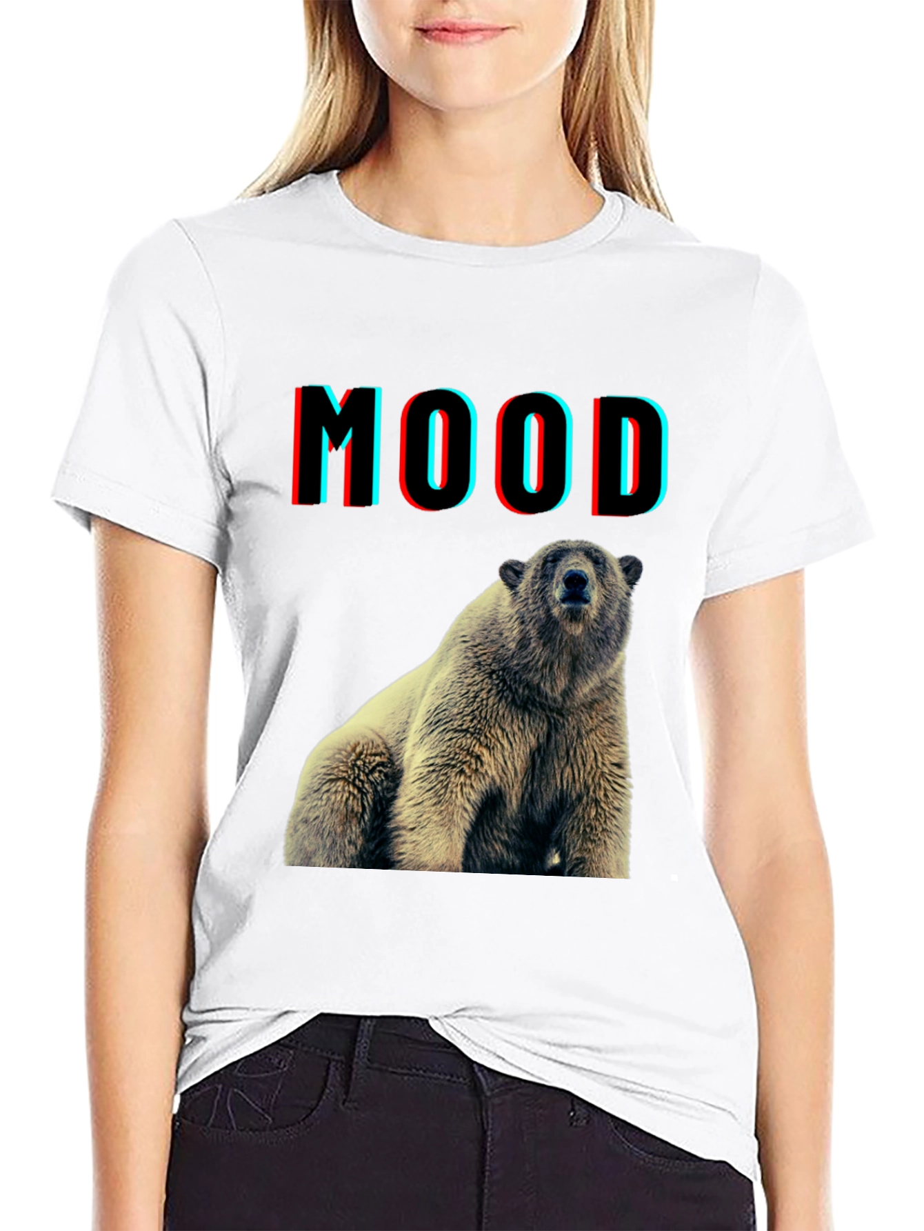 Bear Mood Graphic T-Shirt