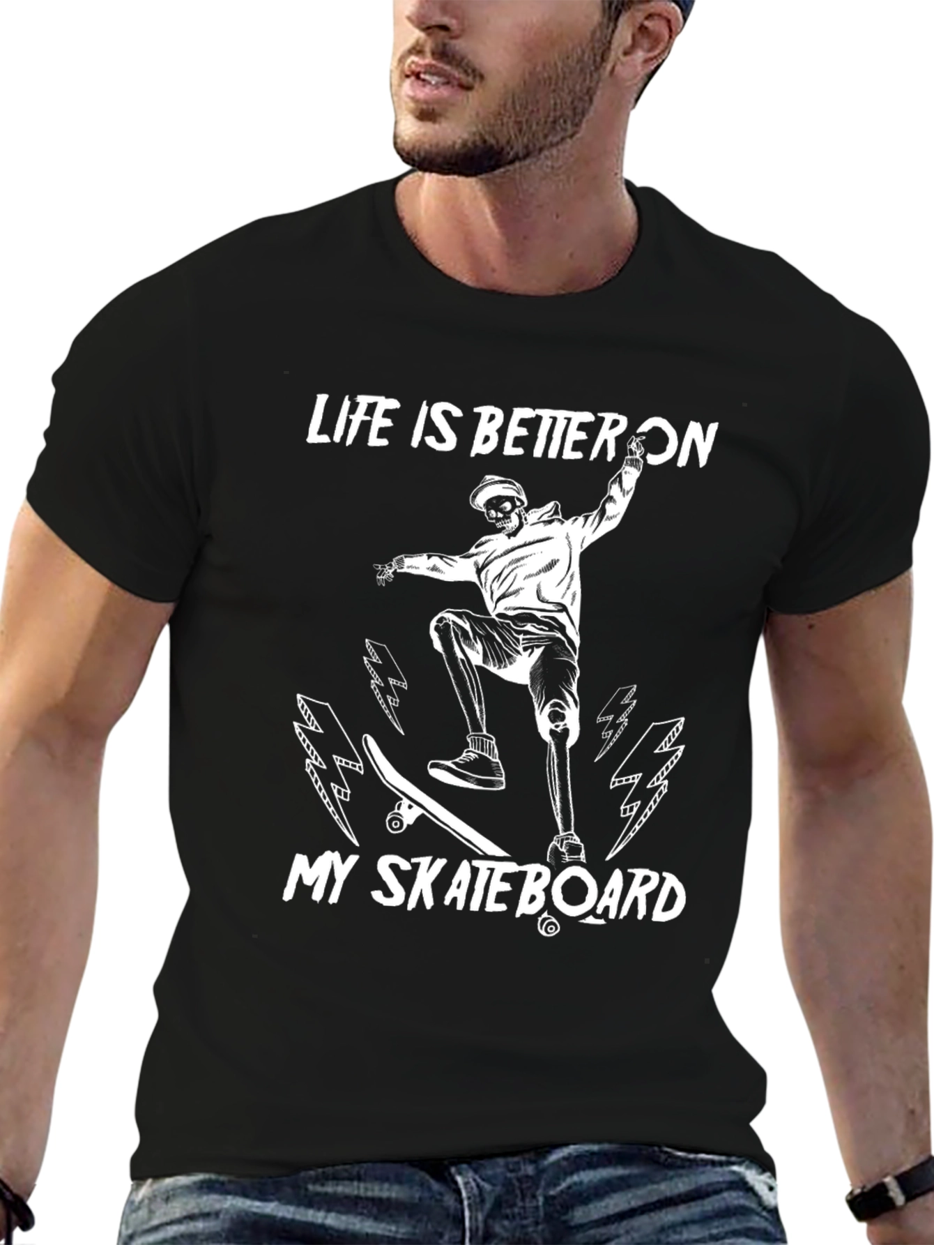 Life is Better On My Skateboard T-Shirt