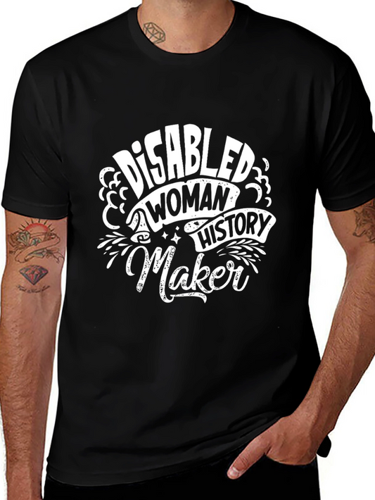 Disabled Woman History Maker Graphic Tee