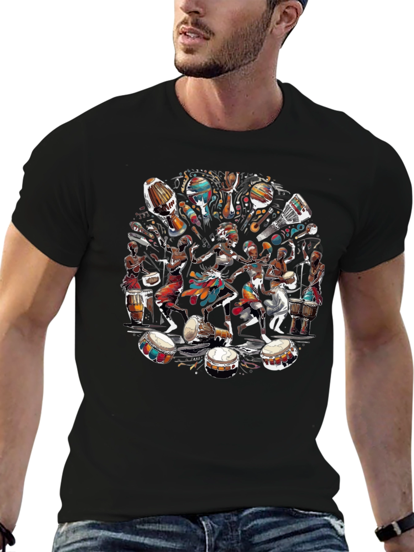 African Drumming T-Shirt
