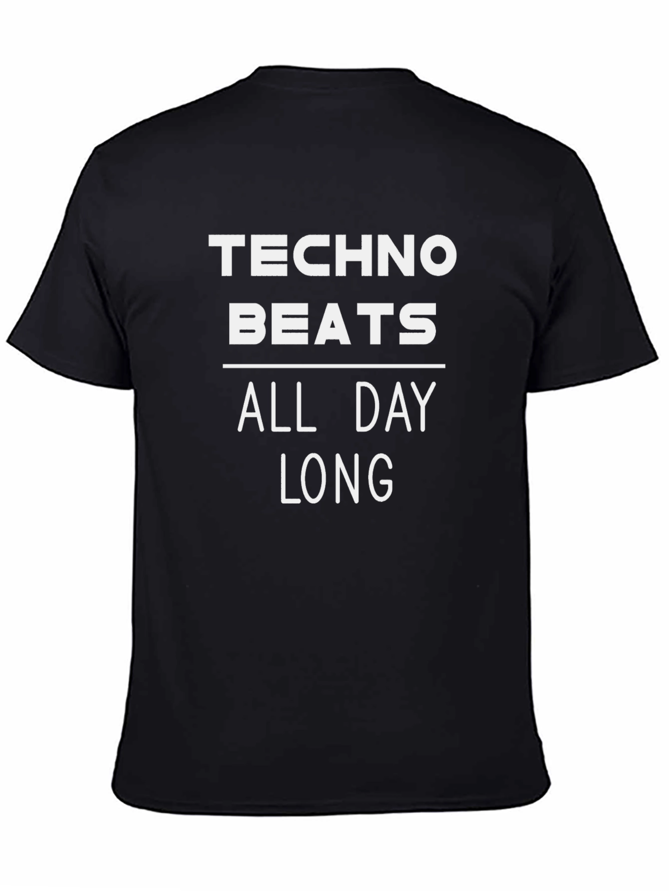 Techno Beats All Day Long Graphic T-Shirt