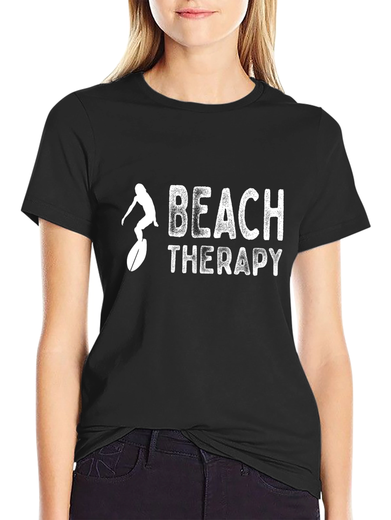 Beach Therapy Graphic Tee - Surfing T-Shirt