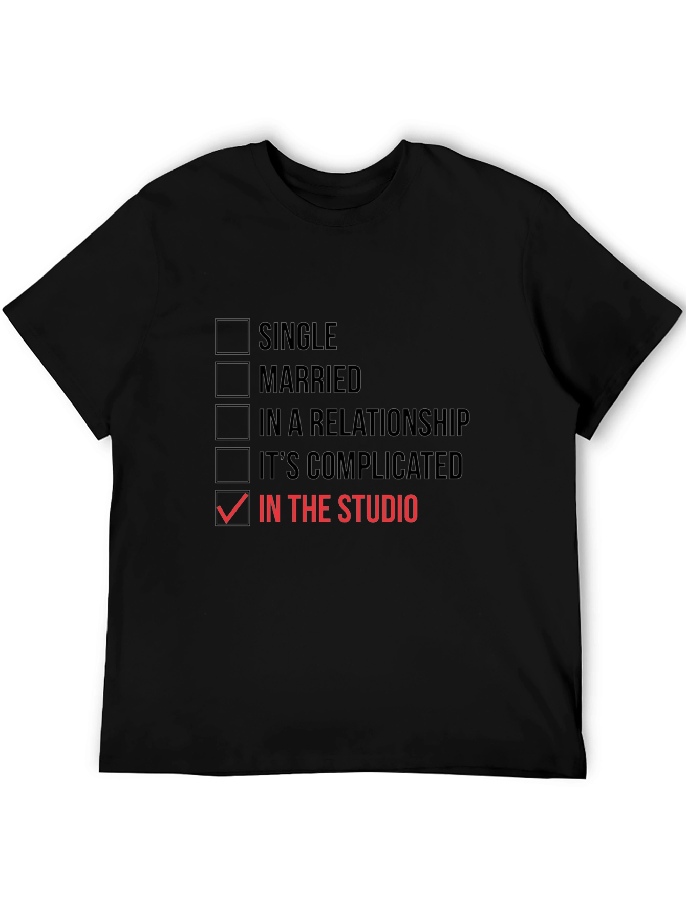 In The Studio T-Shirt - Musician Humor Tee
