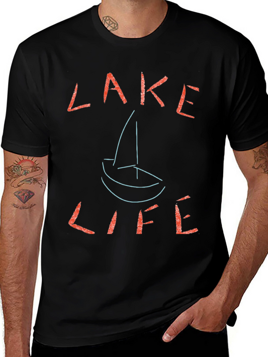 Lake Life T-Shirt - Casual Graphic Tee