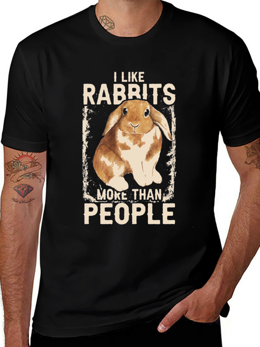 I Like Rabbits More Than People T-Shirt