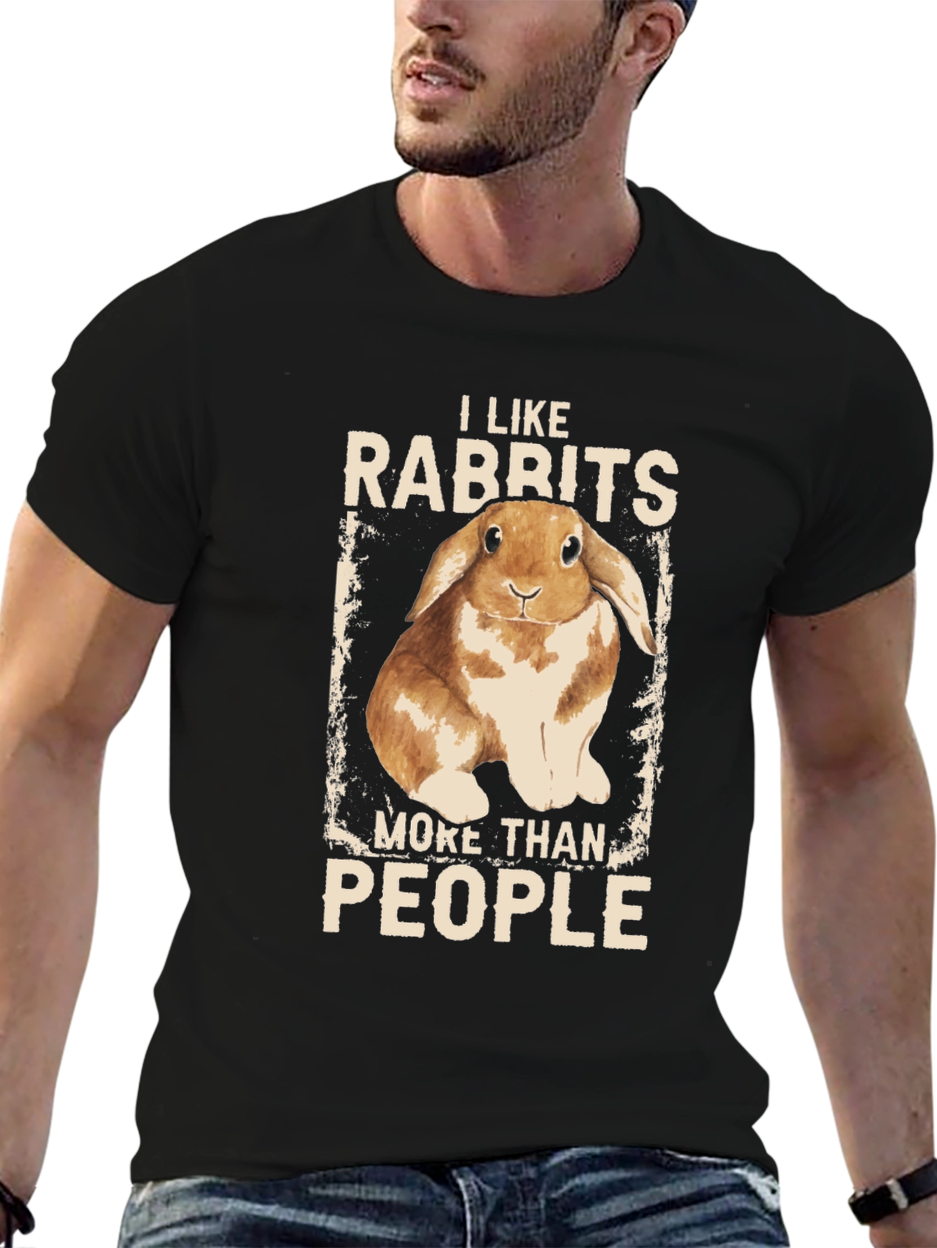 I Like Rabbits More Than People T-Shirt