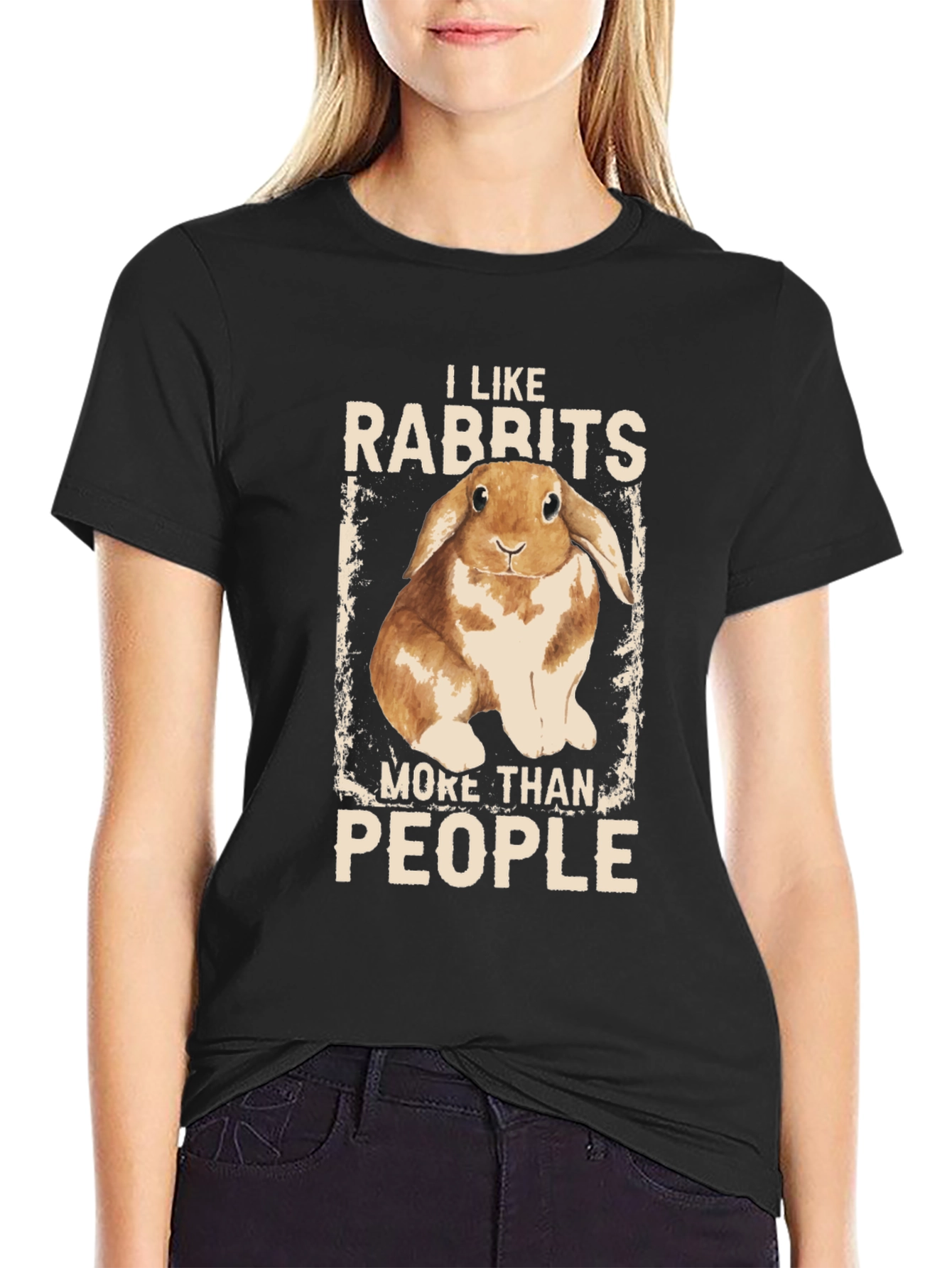 I Like Rabbits More Than People T-Shirt