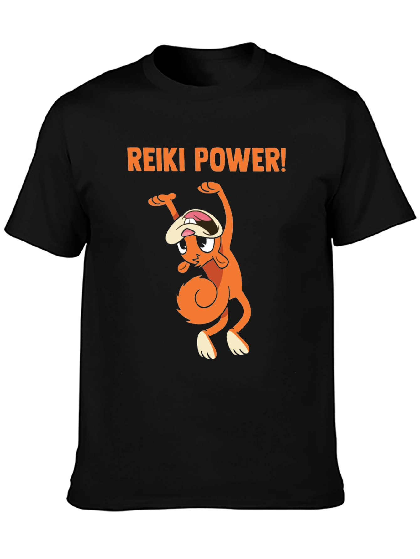 Reiki Power Cartoon Graphic T-Shirt