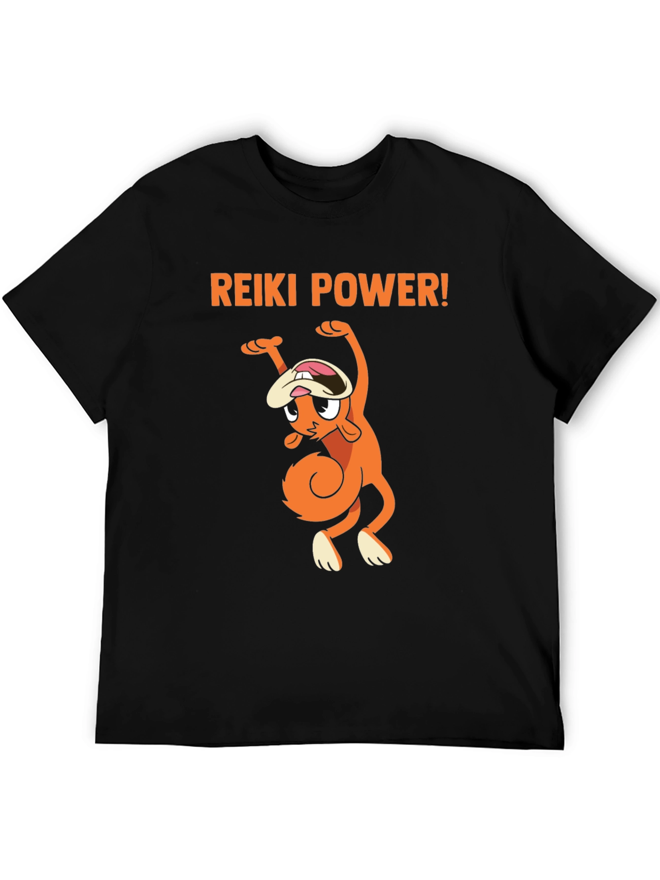 Reiki Power Cartoon Graphic T-Shirt