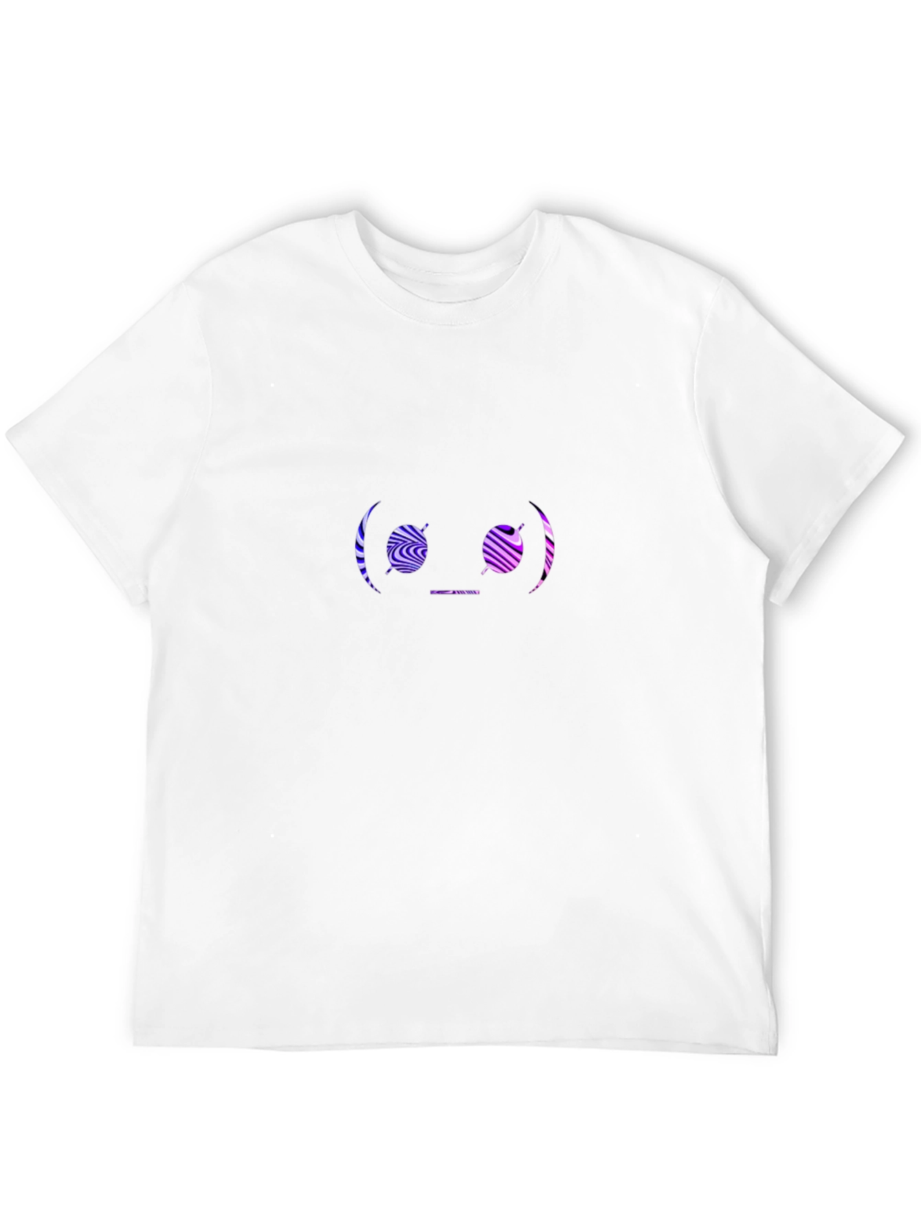 Abstract Face Graphic Tee - Black Unisex T-Shirt