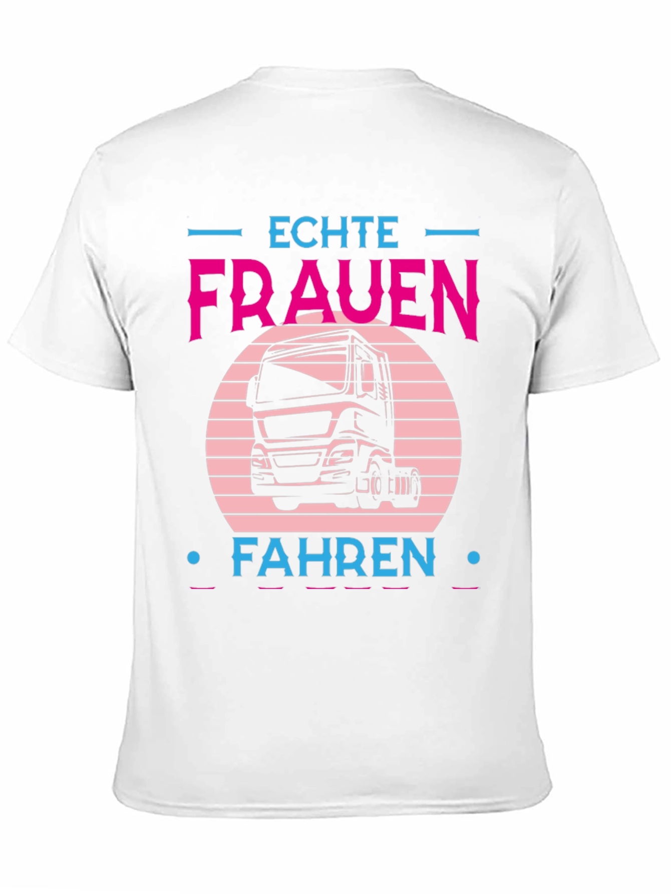 Echte Frauen Fahren Trucker T-Shirt