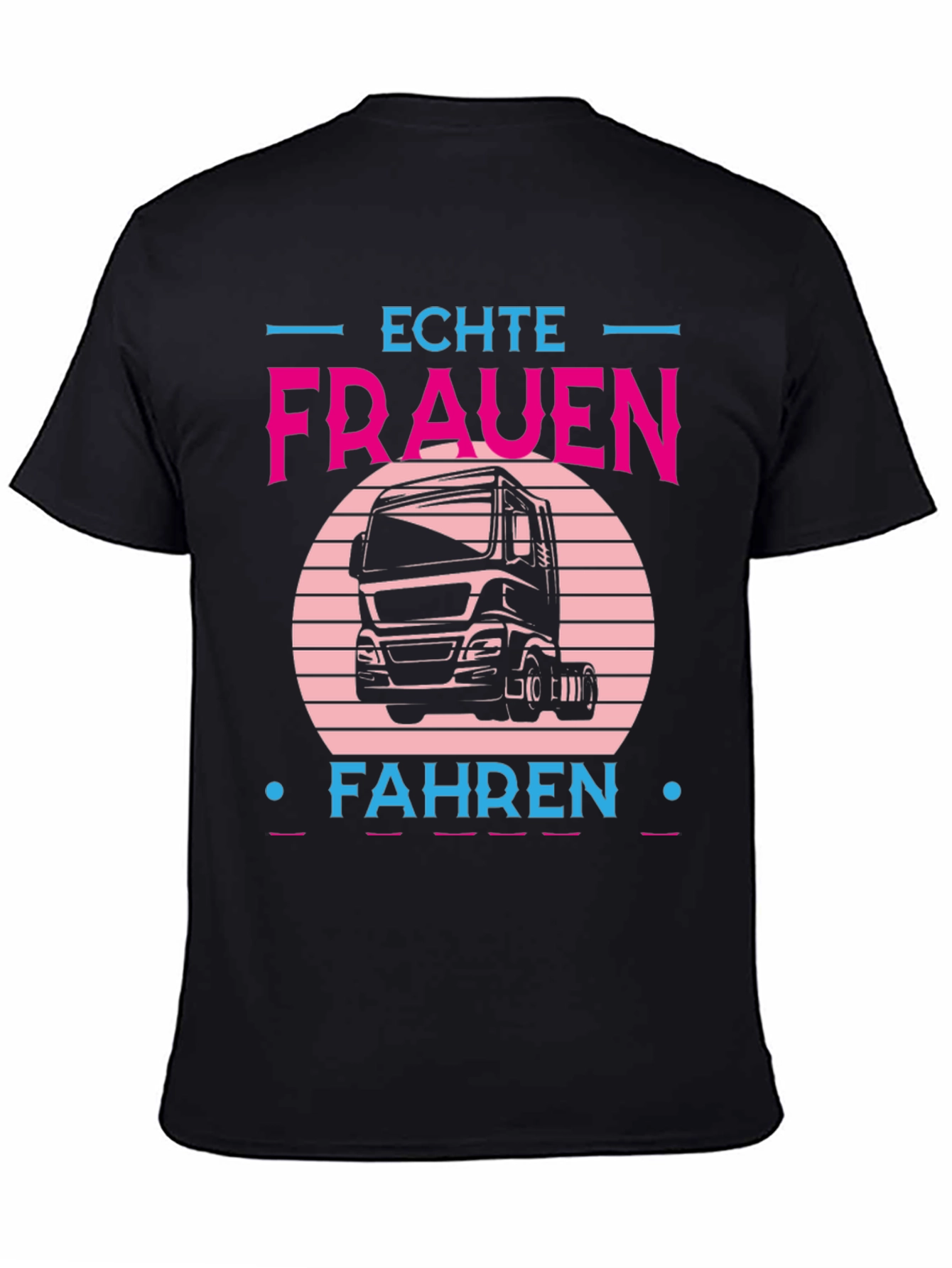 Echte Frauen Fahren Trucker T-Shirt