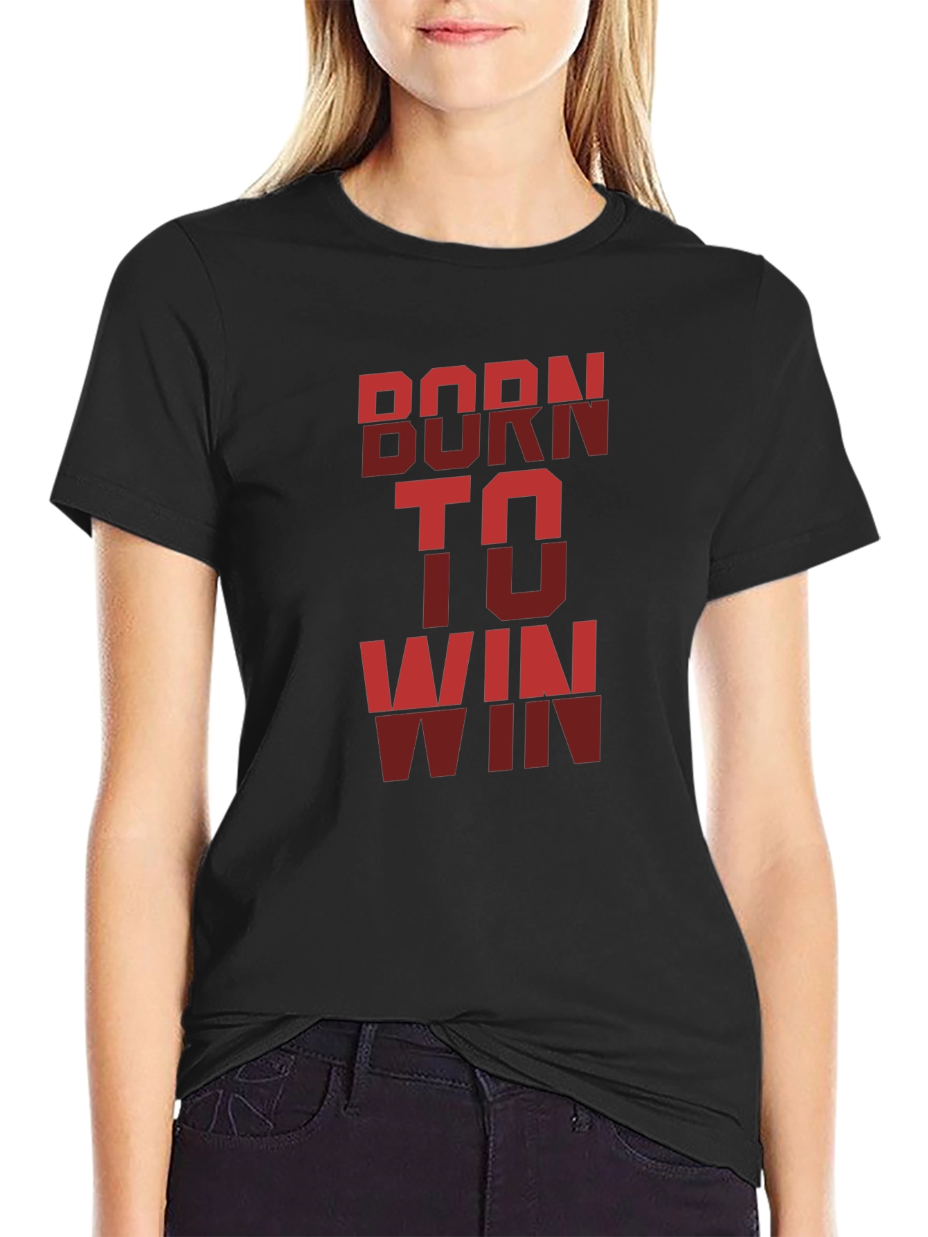 Born To Win Mens Graphic T-Shirt