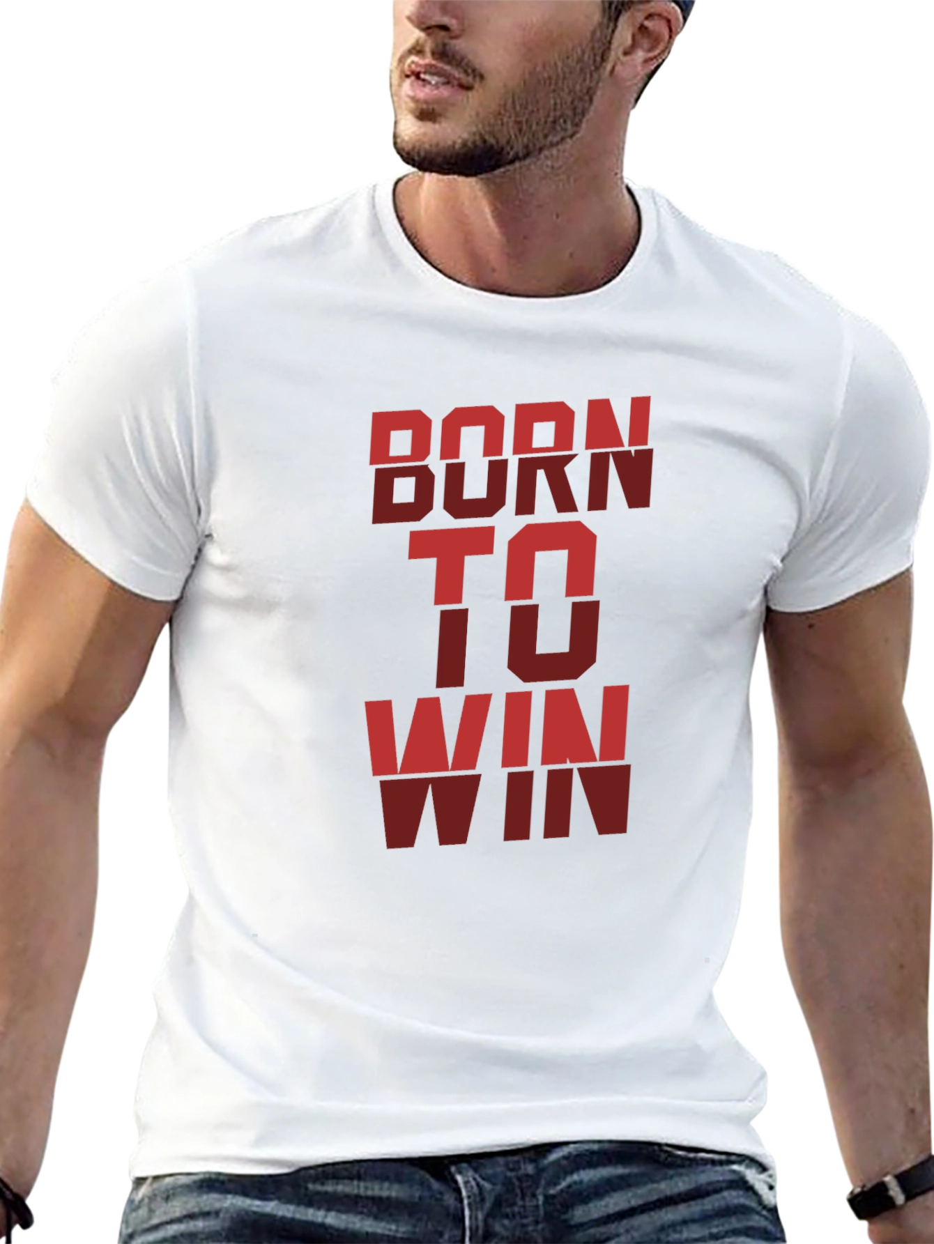 Born To Win Mens Graphic T-Shirt