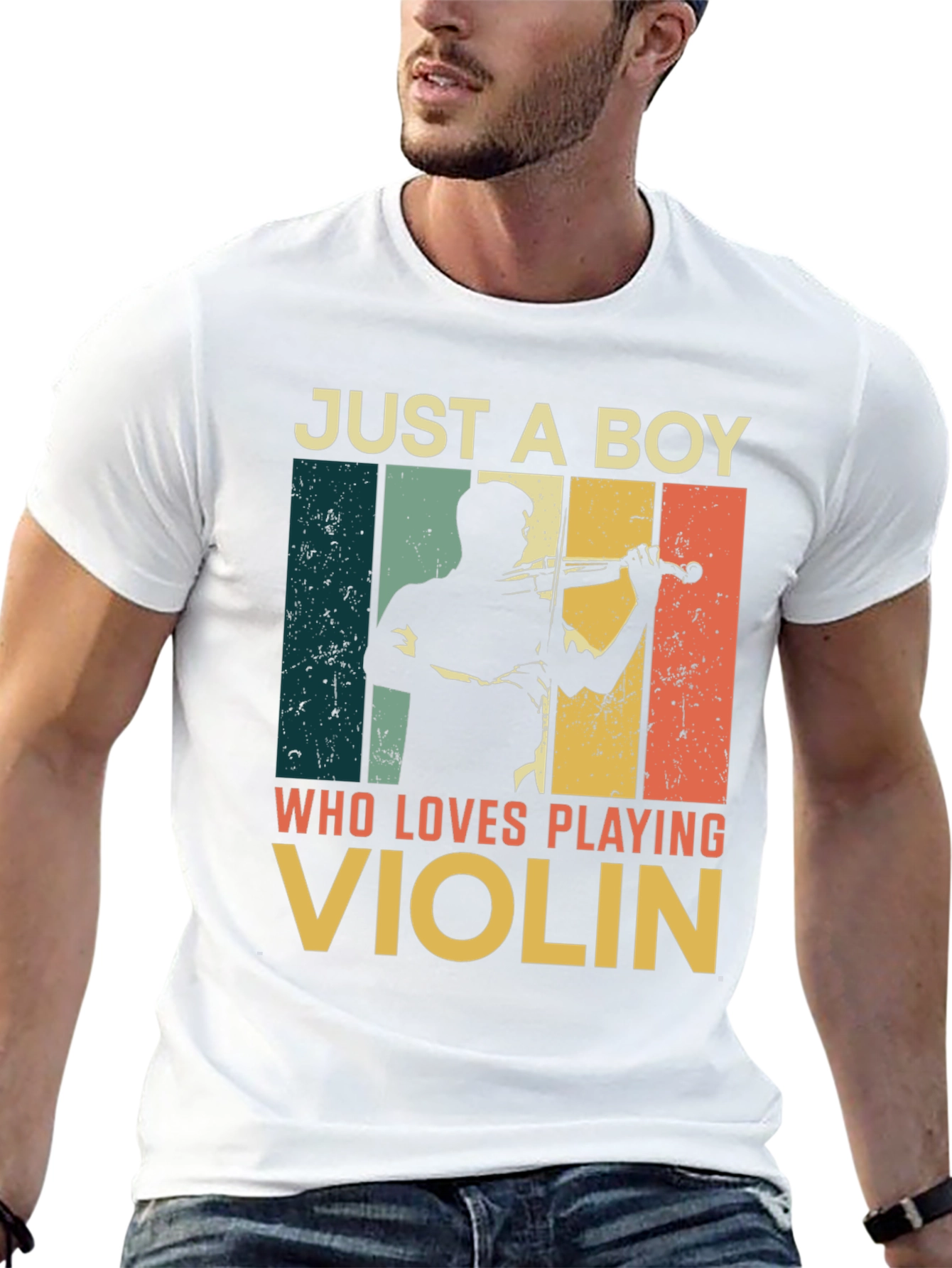 Just a Boy Who Loves Playing Violin T-Shirt
