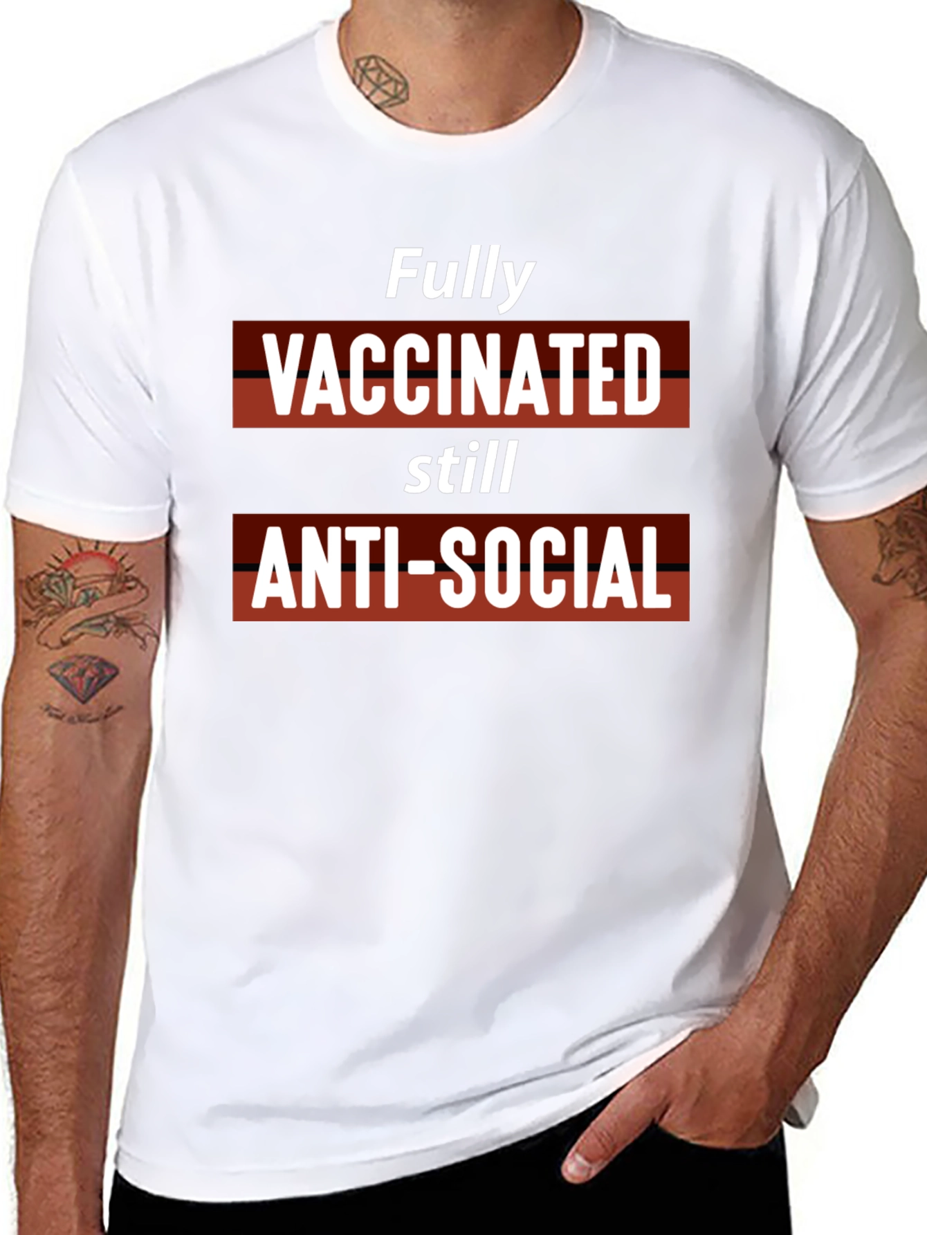 Fully Vaccinated Anti-Social Graphic Tee