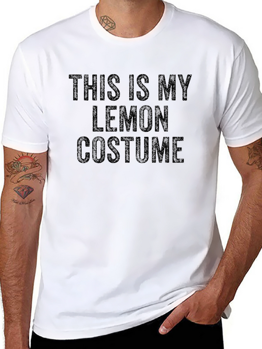 This Is My Lemon Costume Funny T-Shirt
