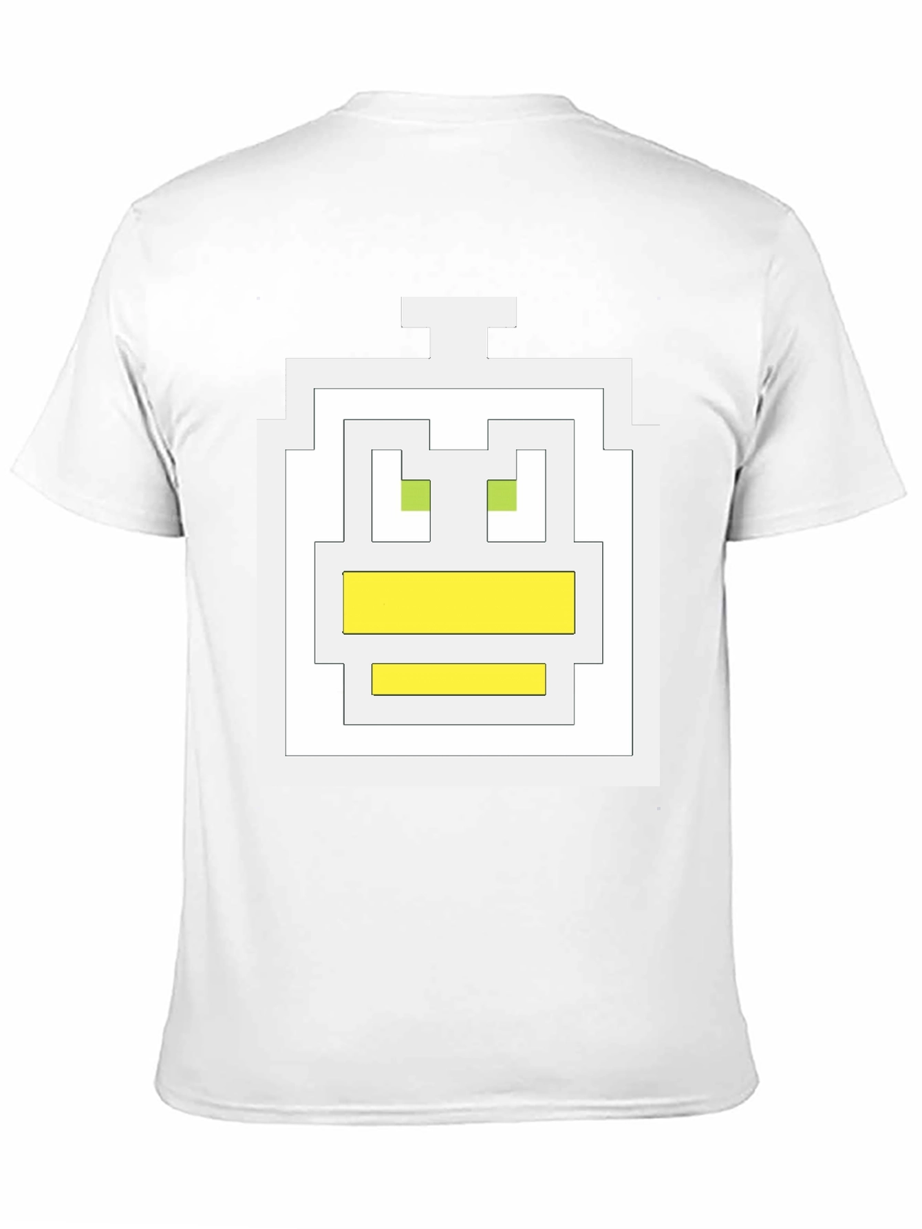 Pixel Duck Graphic Tee - Black Cotton Comfort