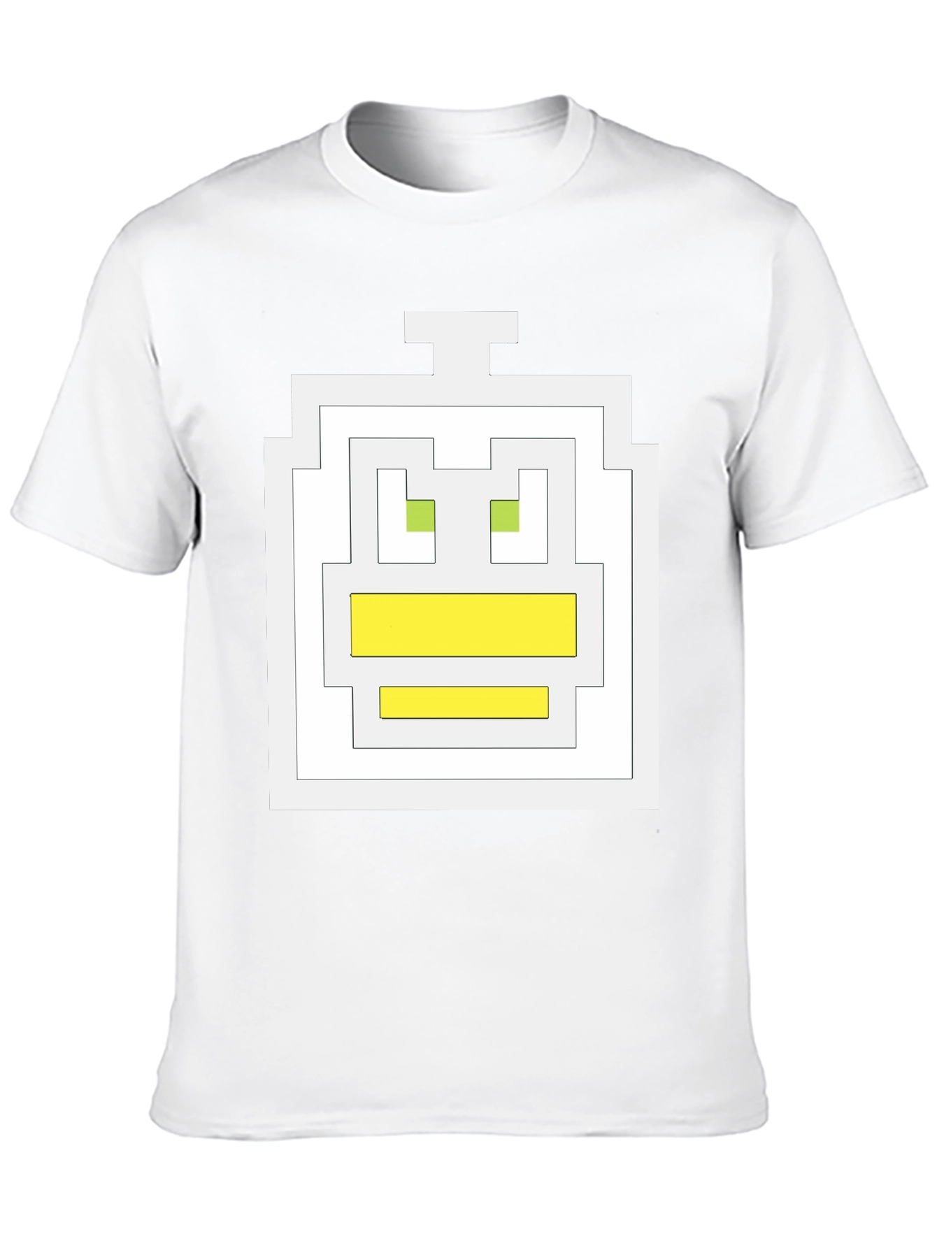 Pixel Duck Graphic Tee - Black Cotton Comfort