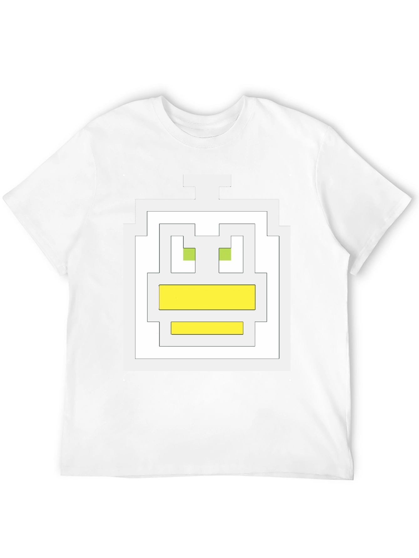 Pixel Duck Graphic Tee - Black Cotton Comfort