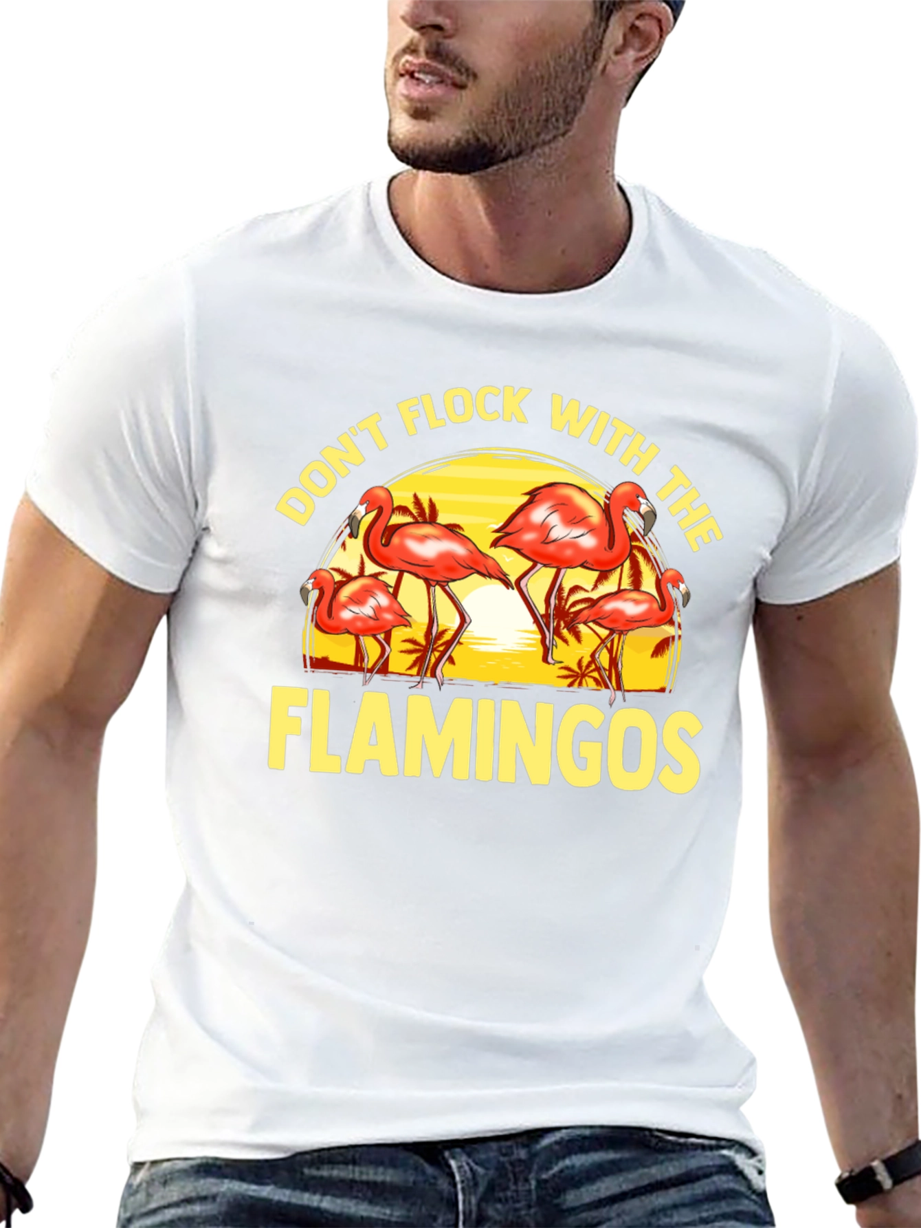 Dont Flock With the Flamingos Graphic Tee