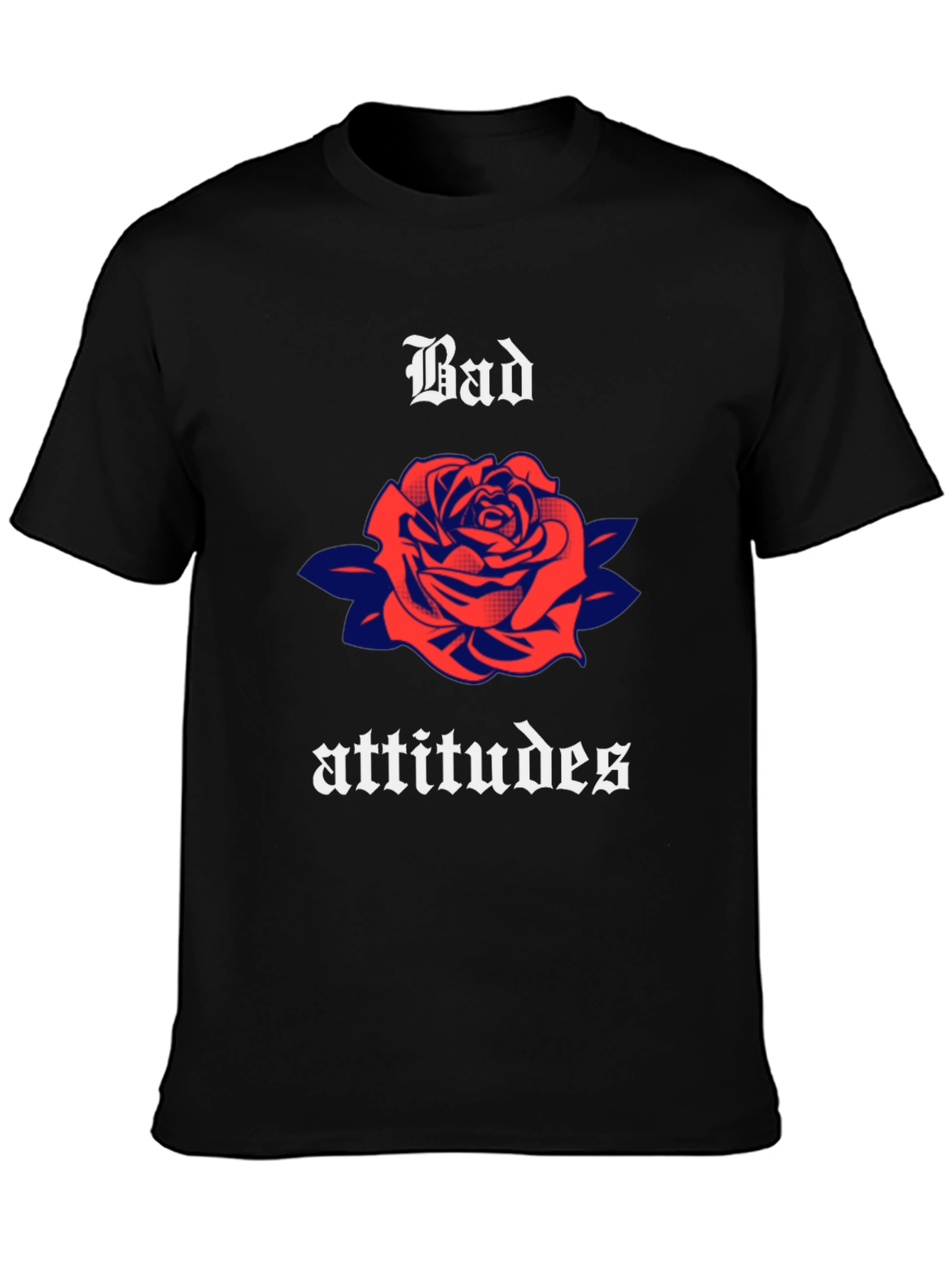 Bad Attitudes Graphic T-Shirt - Black