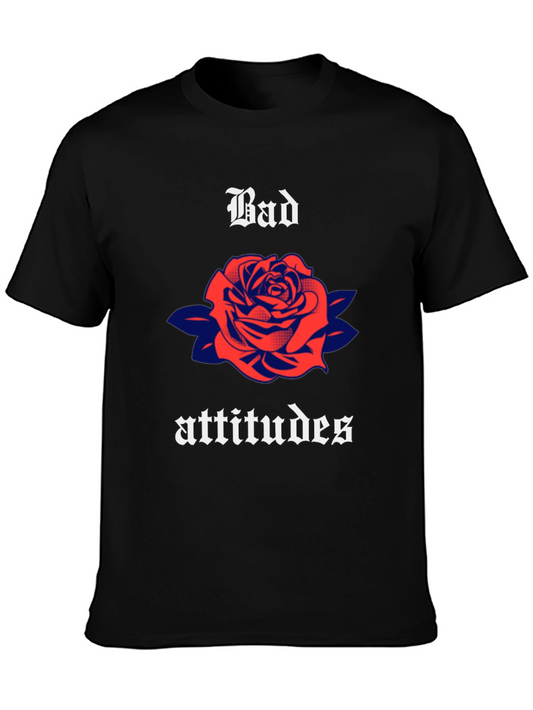 Bad Attitudes Graphic T-Shirt - Black