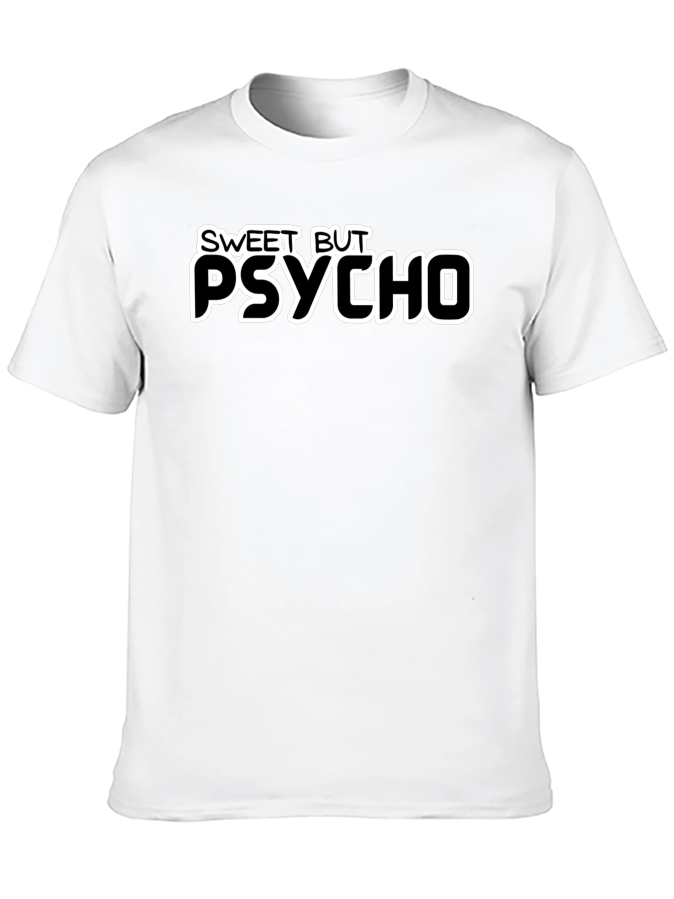 Sweet But Psycho Graphic Tee - Black
