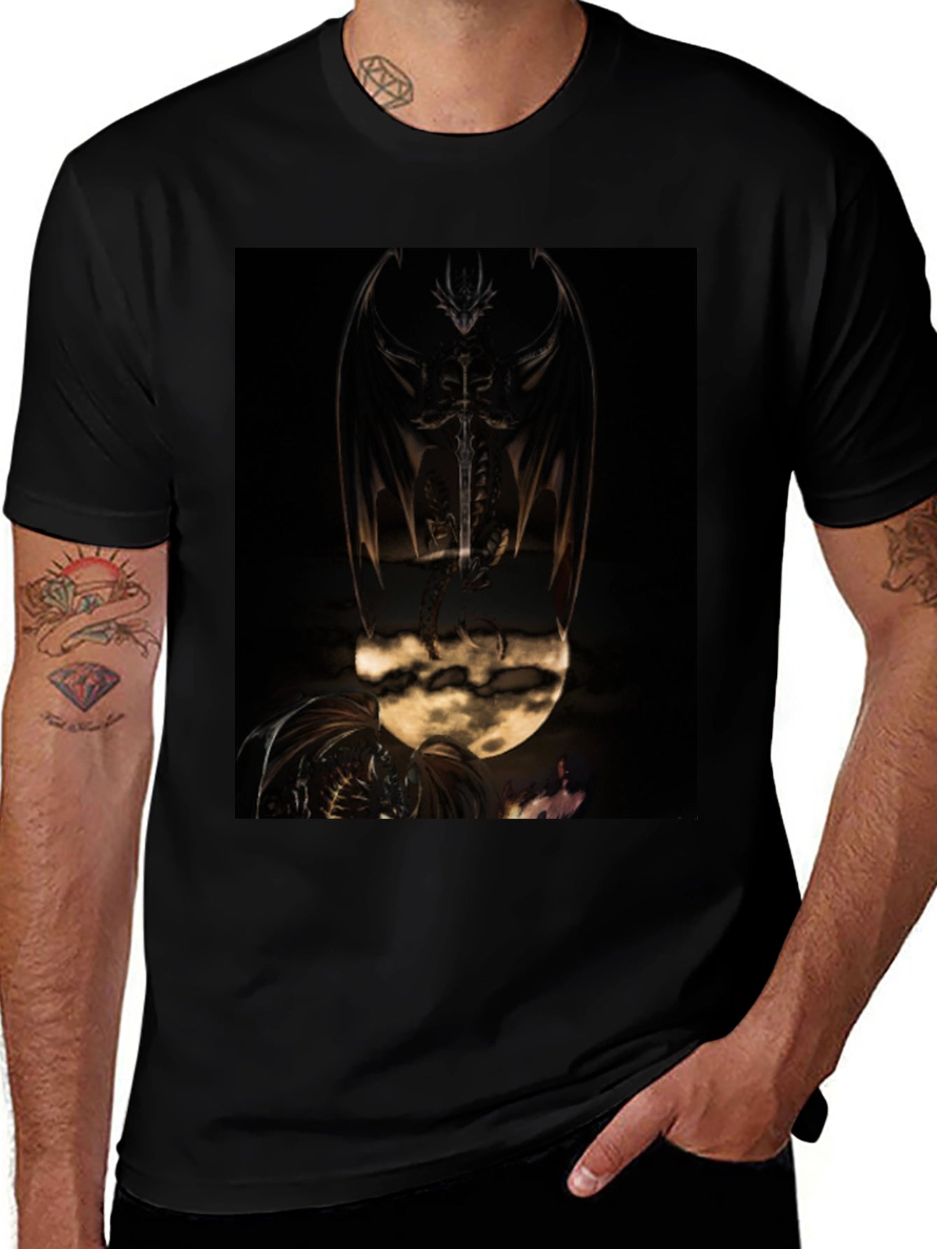 Dragon Moon Graphic Tee