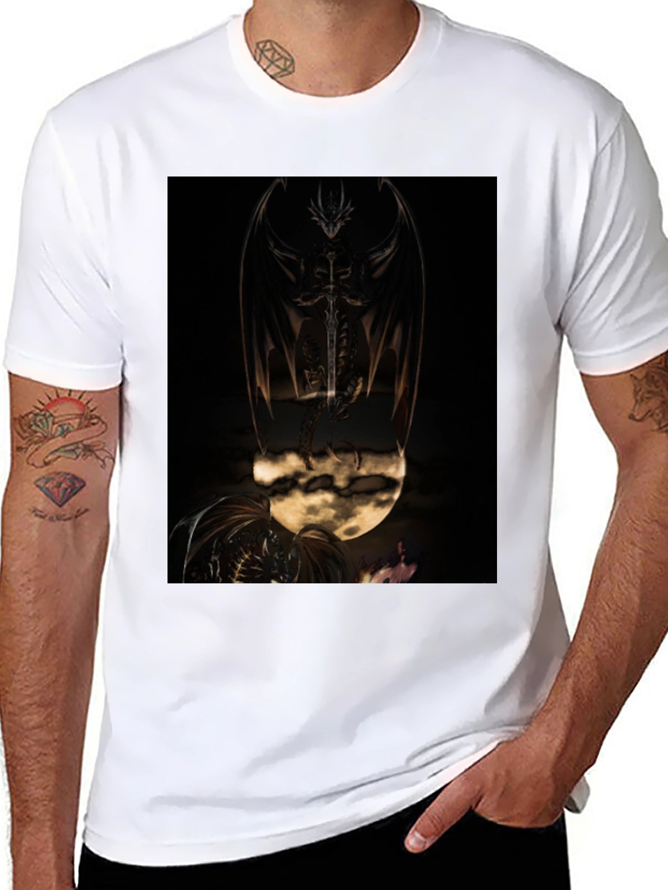 Dragon Moon Graphic Tee
