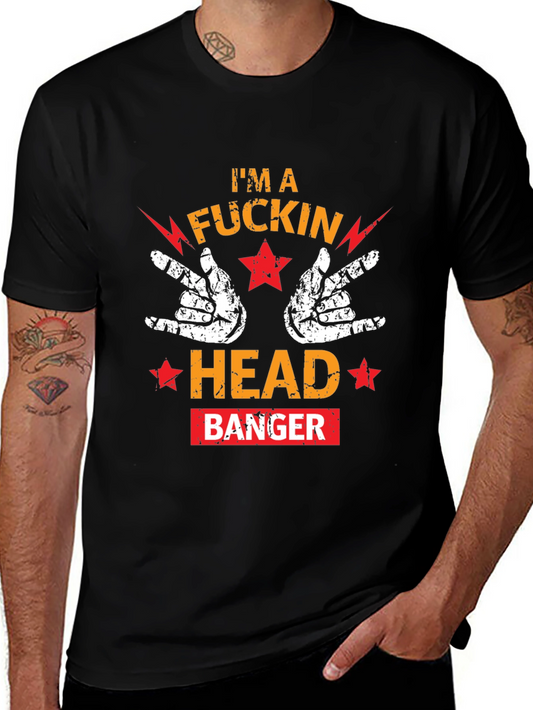 Im A Rockin Headbanger Graphic Tee