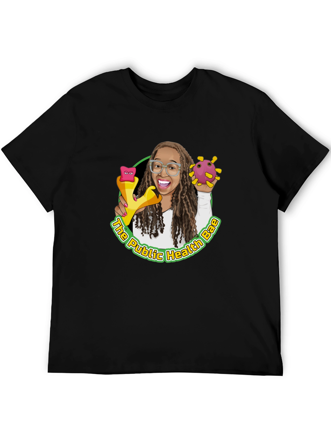 Public Health Bae Graphic Tee - Black Cotton T-Shirt