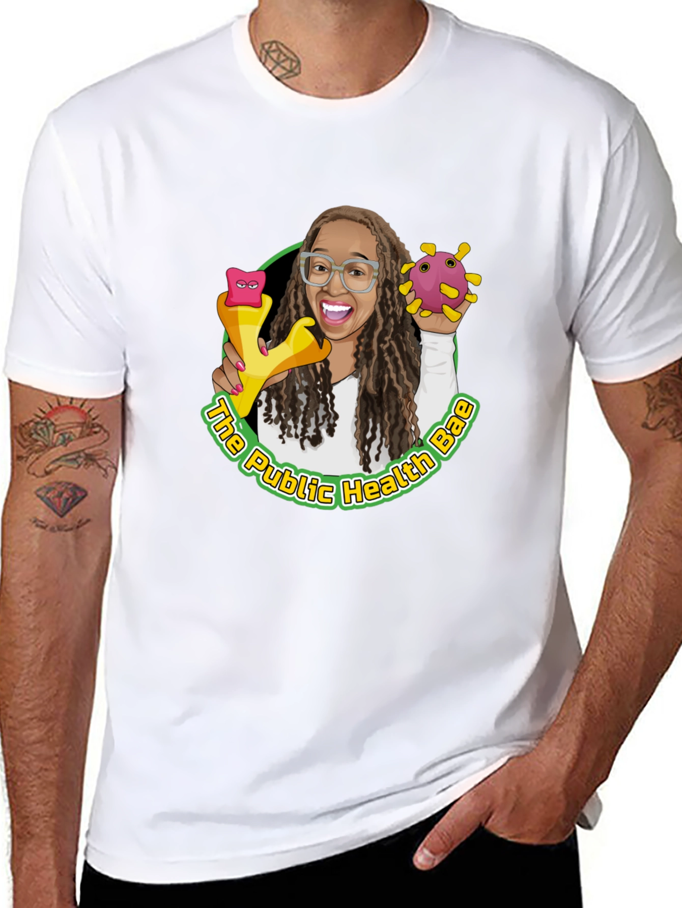 Public Health Bae Graphic Tee - Black Cotton T-Shirt