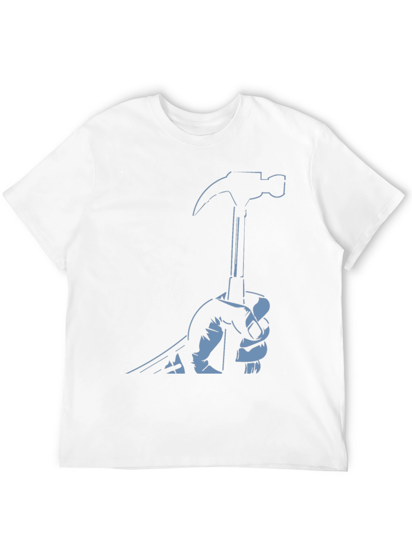 Hammer Graphic T-Shirt - Black Crew Neck Tee