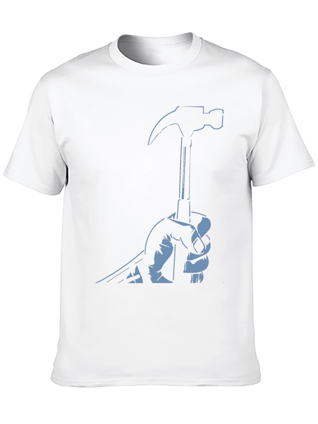 Hammer Graphic T-Shirt - Black Crew Neck Tee