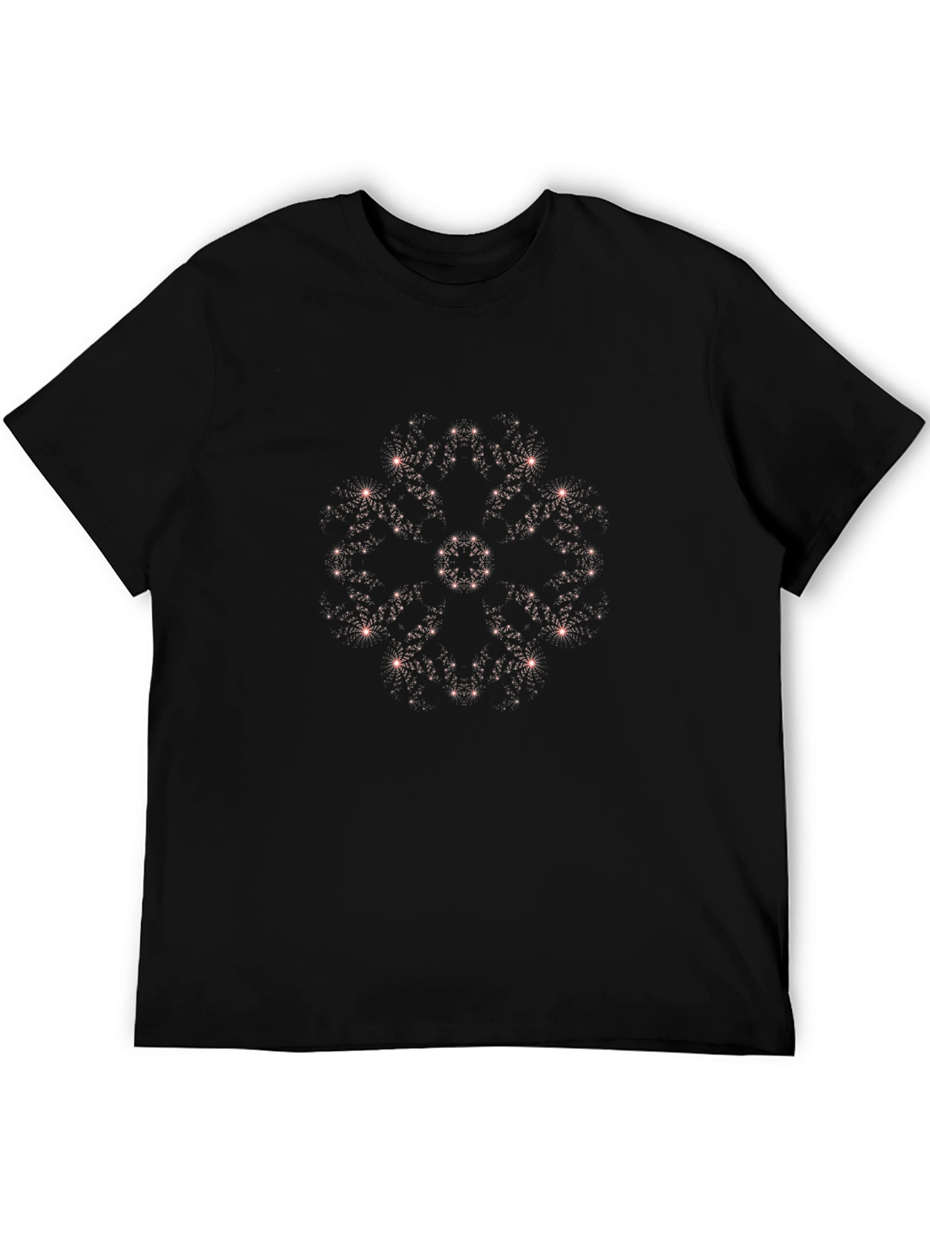 Starburst Mandala Black T-Shirt