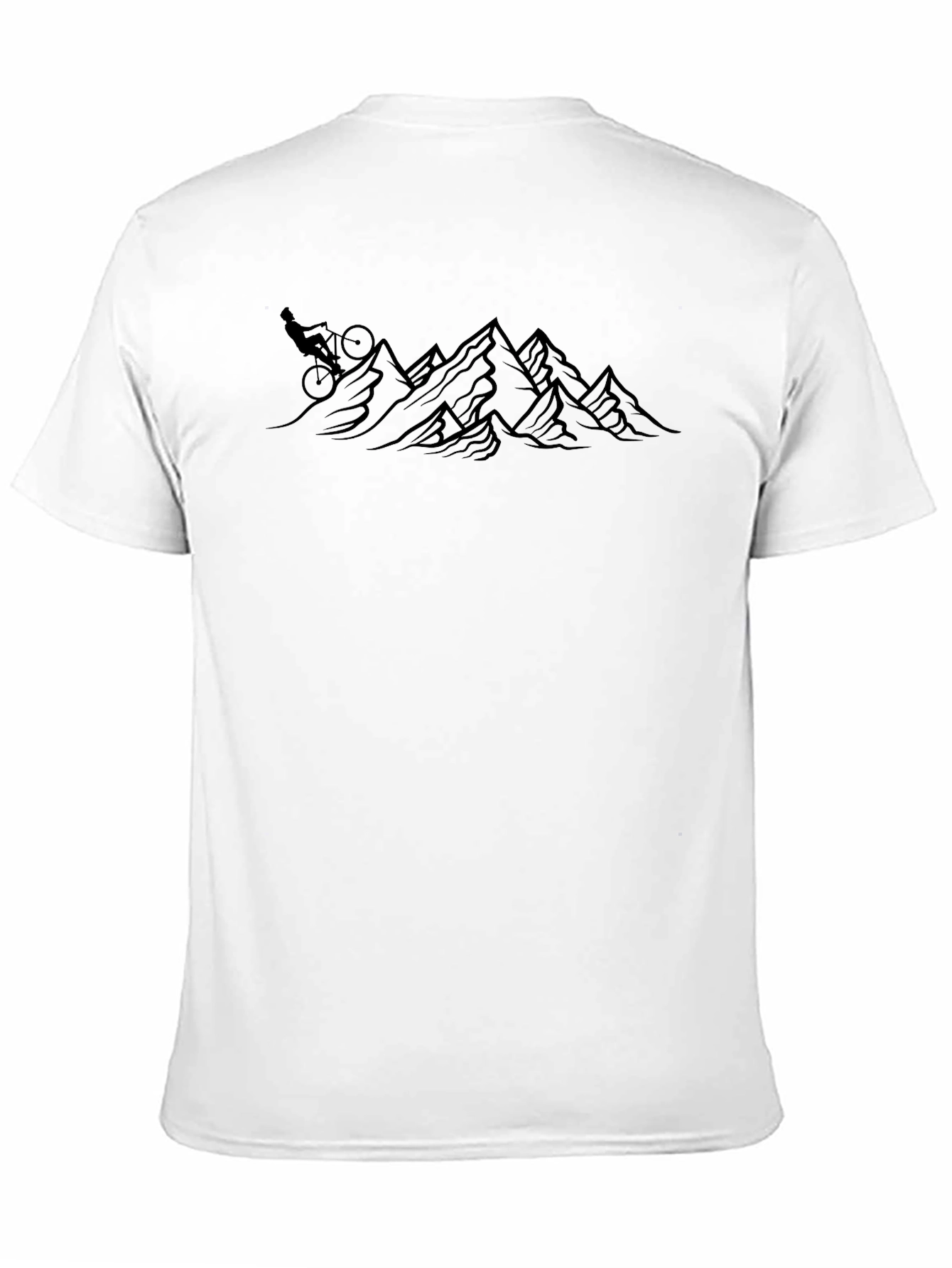 Mountain Biking Adventure Tee - Black