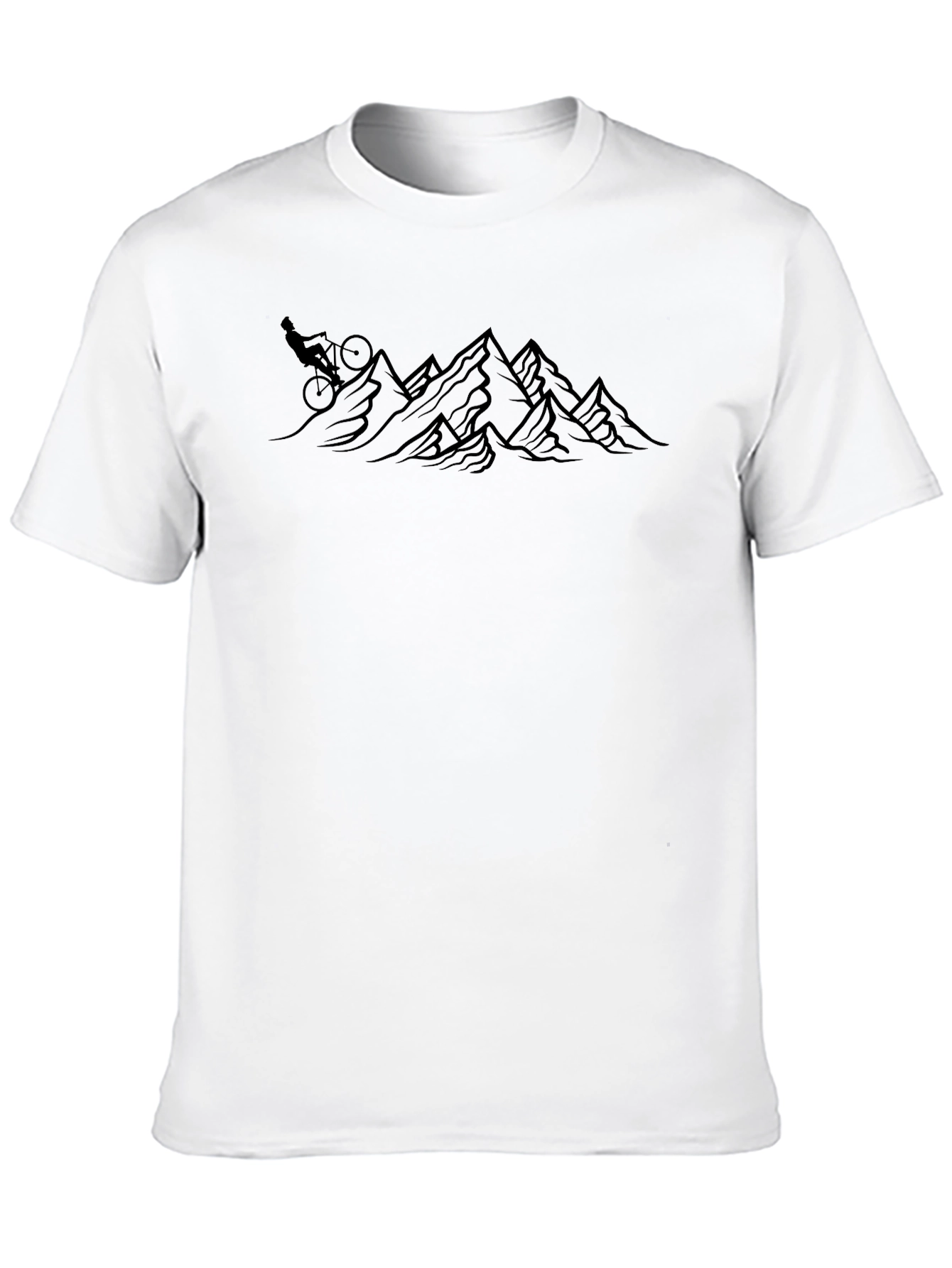 Mountain Biking Adventure Tee - Black