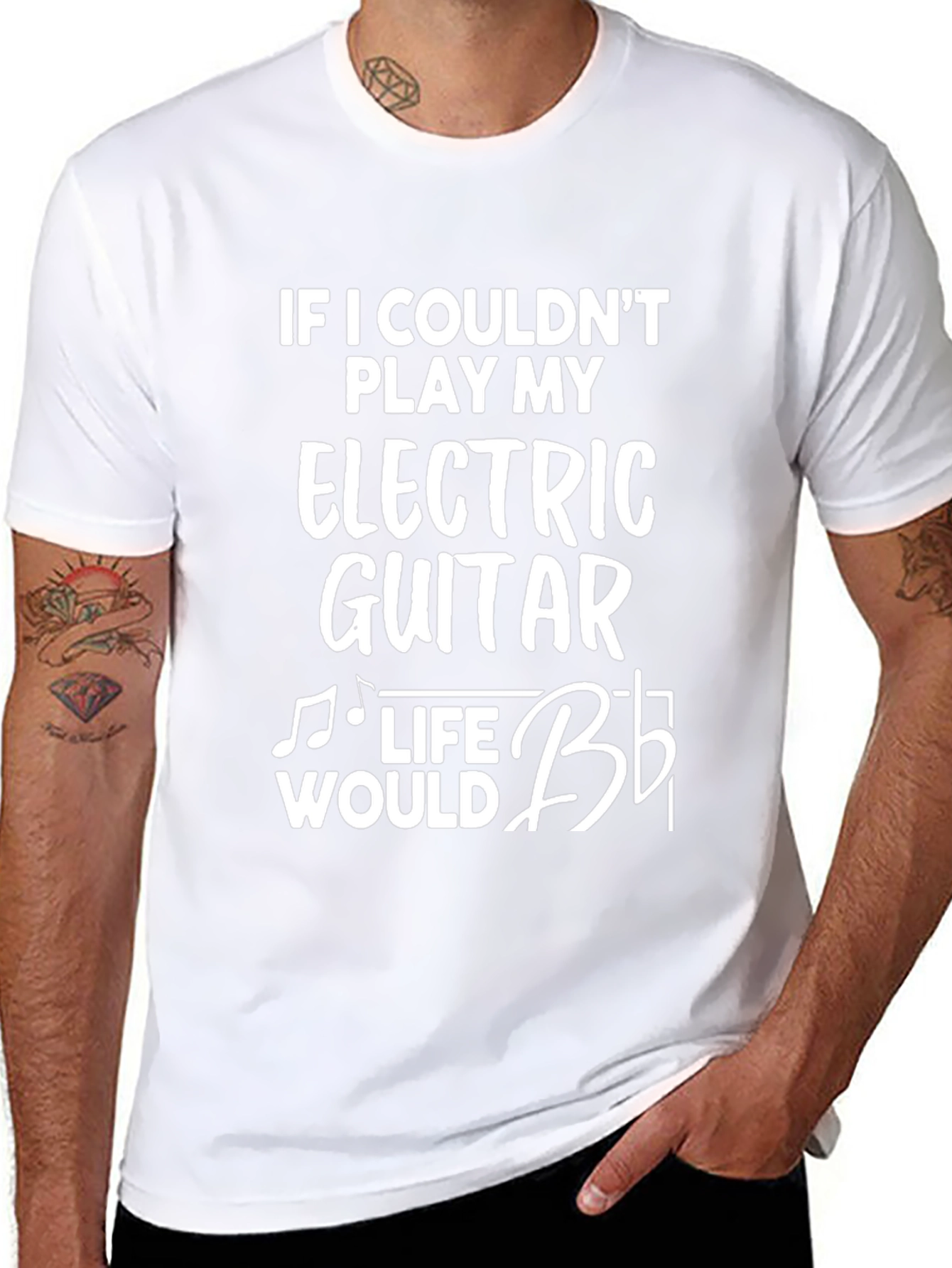 Electric Guitar T-Shirt - Musicians Life Humor