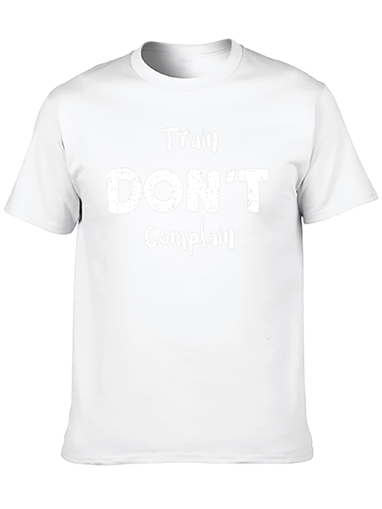 Train Dont Complain T-Shirt - Motivational Workout Tee