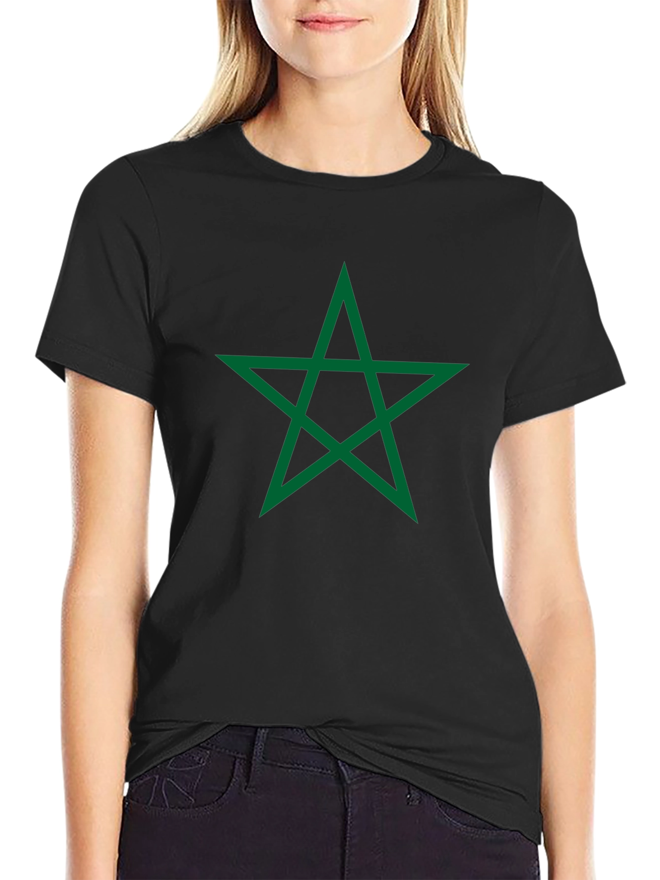 Emerald Star Black T-Shirt