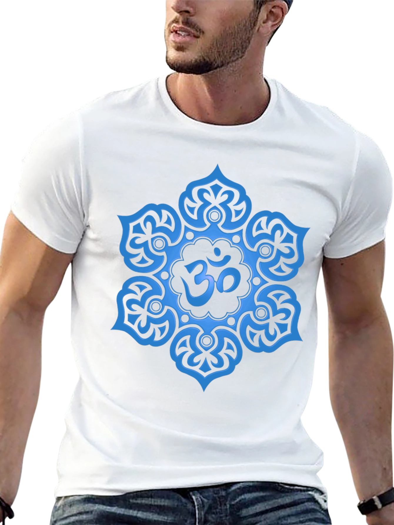 Om Mandala Graphic T-Shirt - Yoga Meditation Tee
