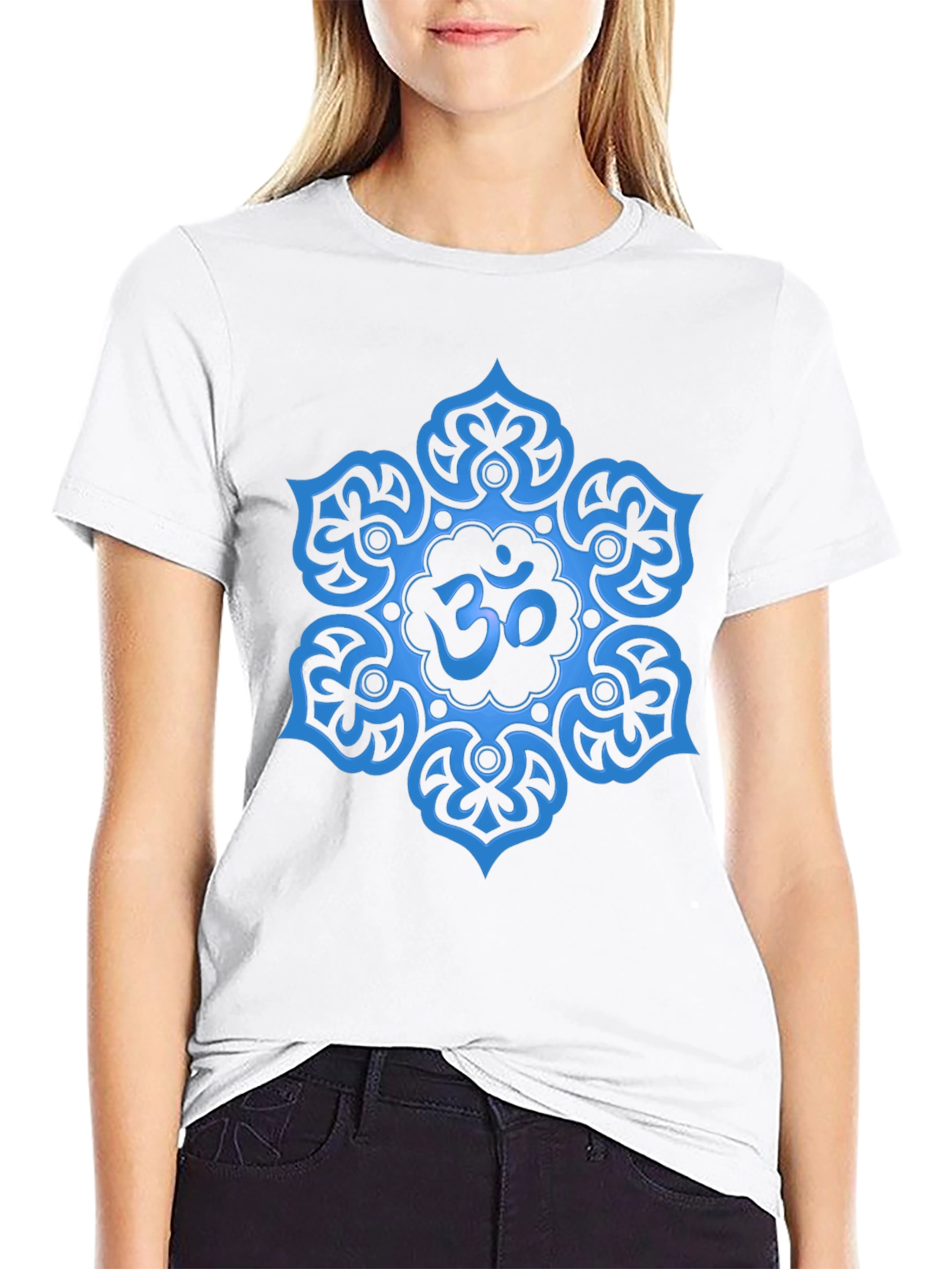 Om Mandala Graphic T-Shirt - Yoga Meditation Tee