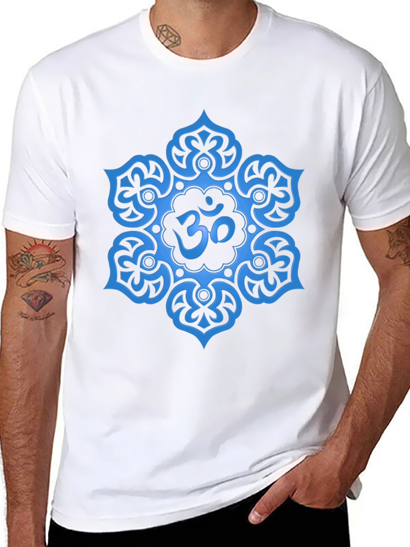 Om Mandala Graphic T-Shirt - Yoga Meditation Tee