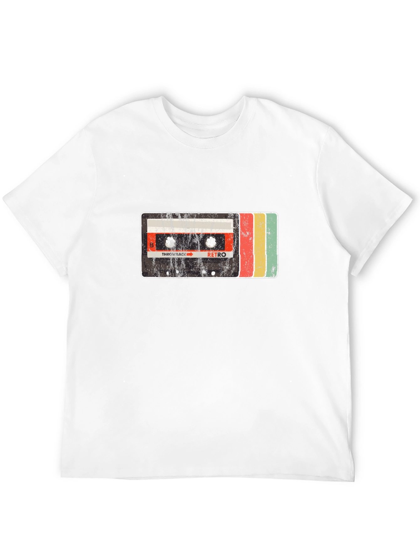 Retro Cassette Tape Graphic Tee - Throwback Style