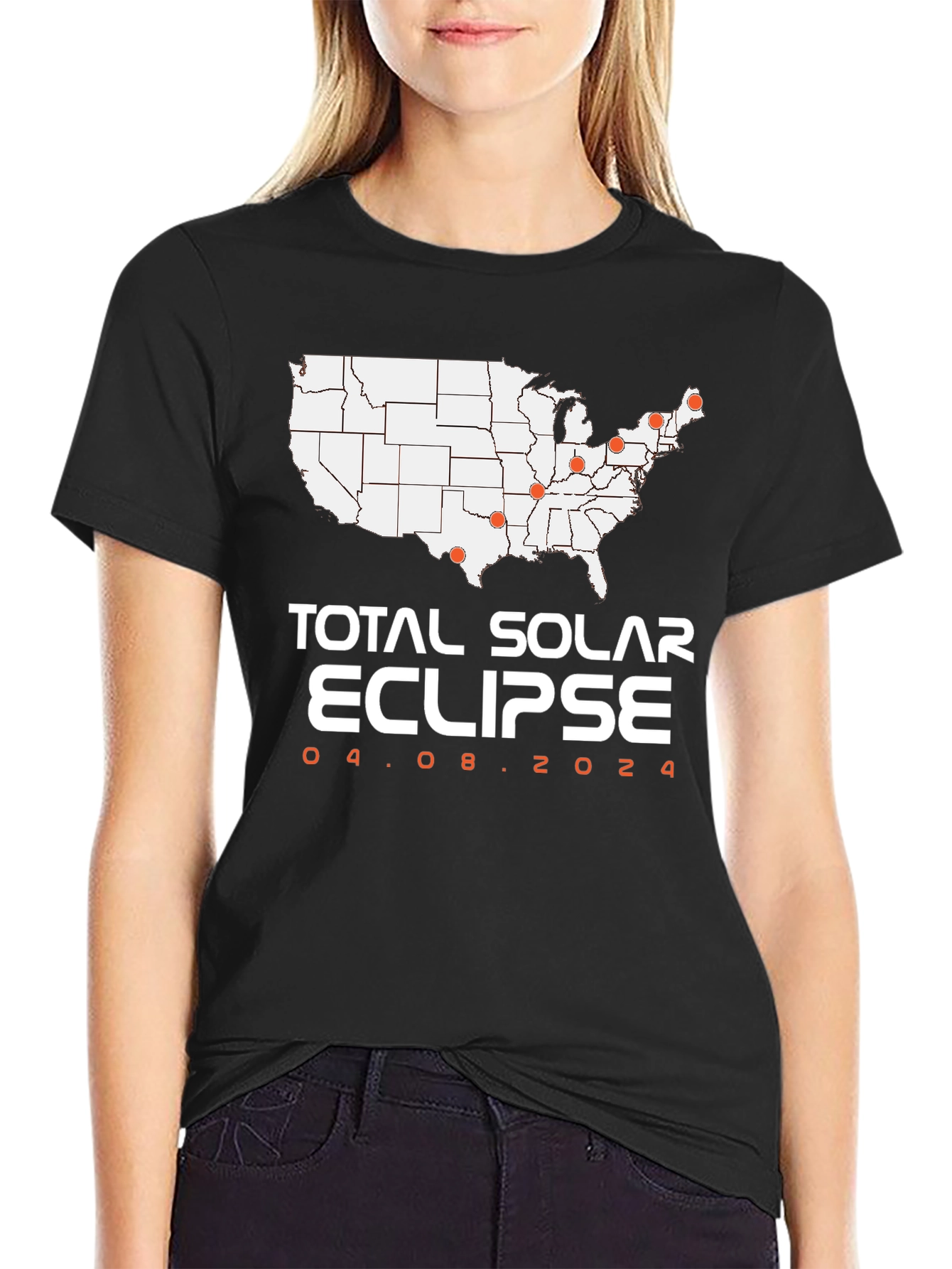 Total Solar Eclipse 04.08.2024 T-Shirt